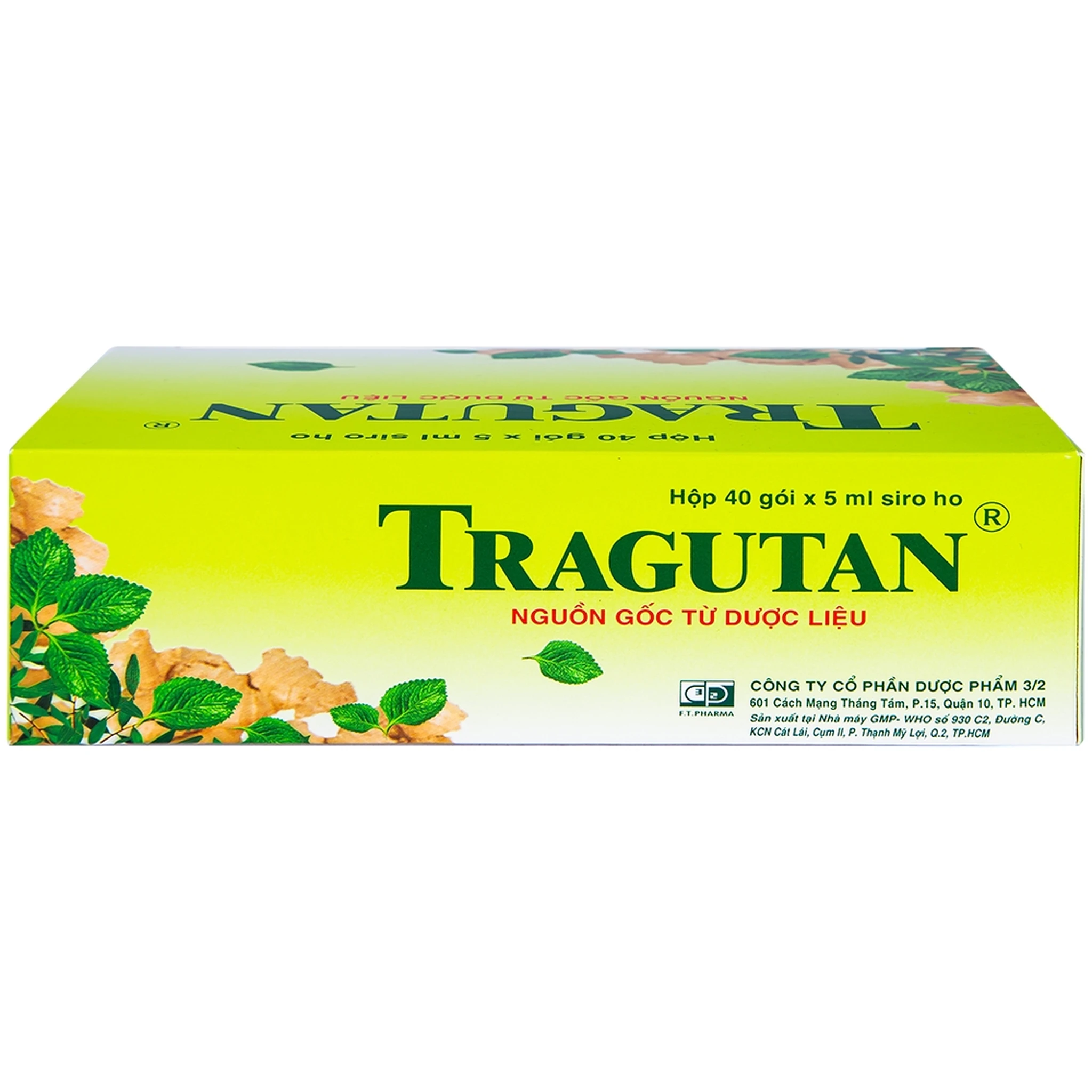 Thuốc Tragutan Dược 3/2 sát trùng đường hô hấp (40 gói x 5ml)