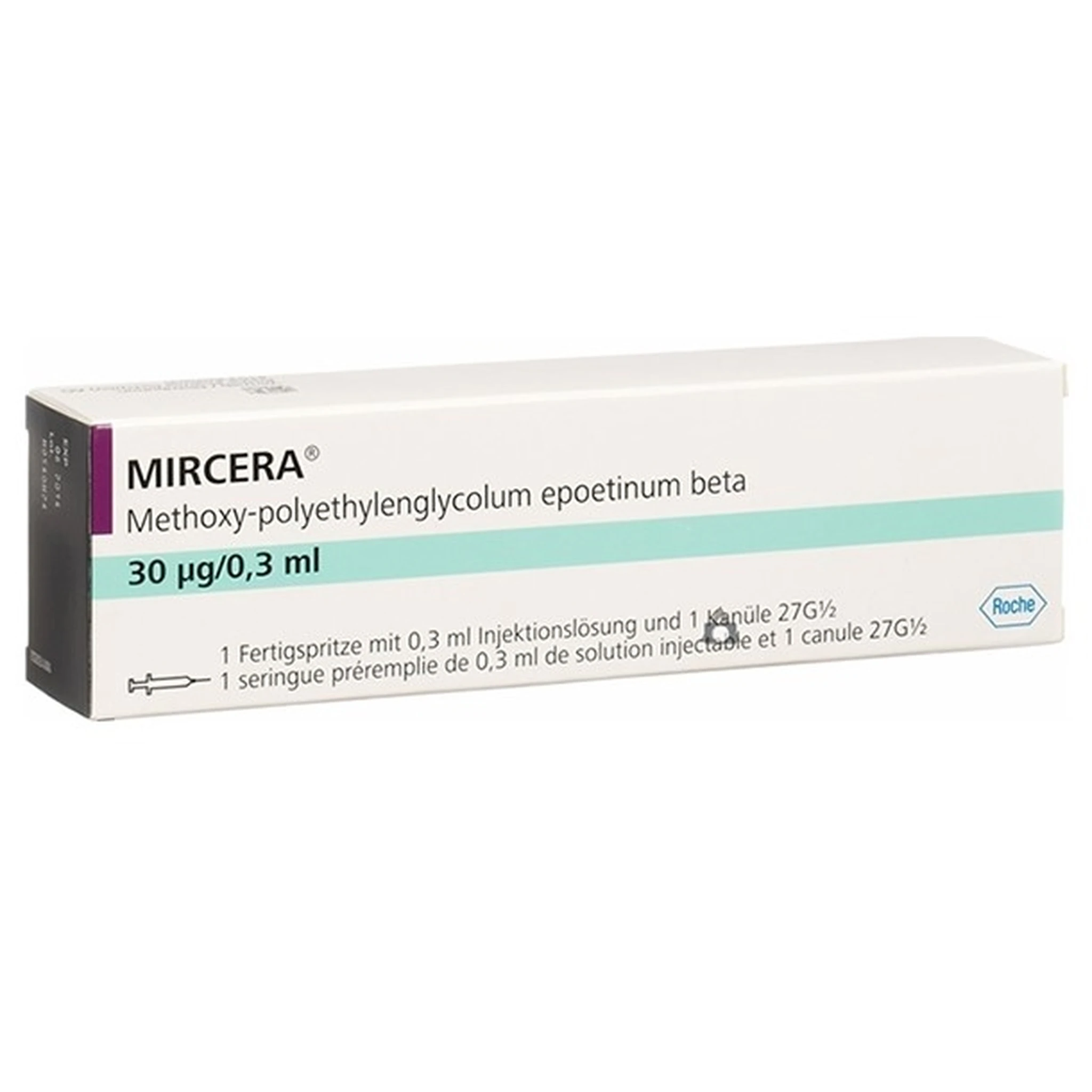 Thuốc Mircera 30Mcg/ 0,3Ml trị thiếu máu