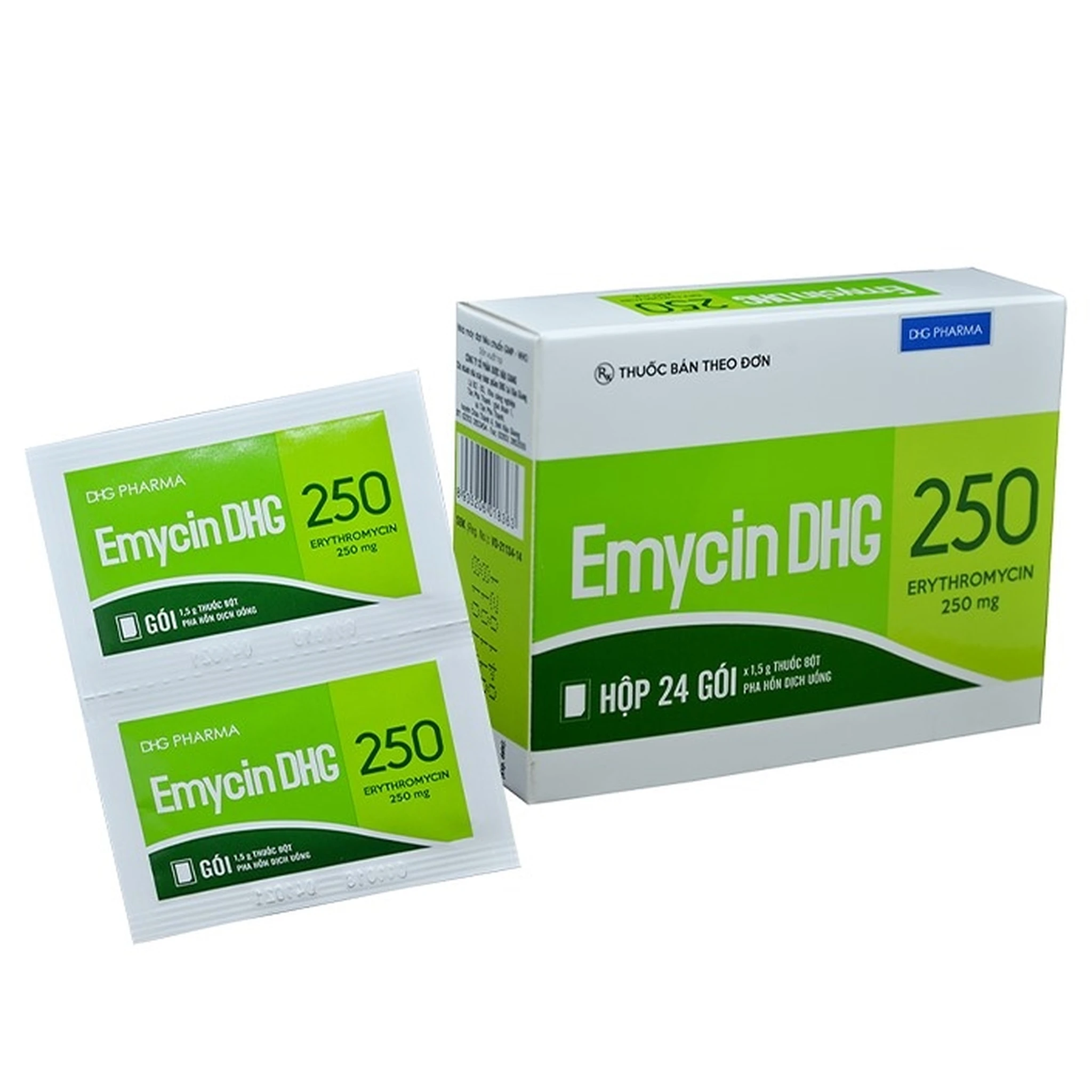 Thuốc Emycin DHG 250mg điều trị các bệnh nhiễm khuẩn đường hô hấp