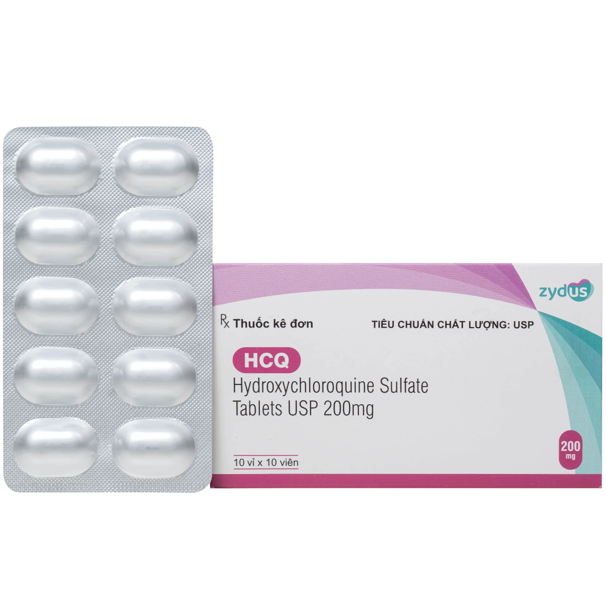 Thuốc HCQ 200mg phòng ngừa, điều trị sốt rét cấp tính