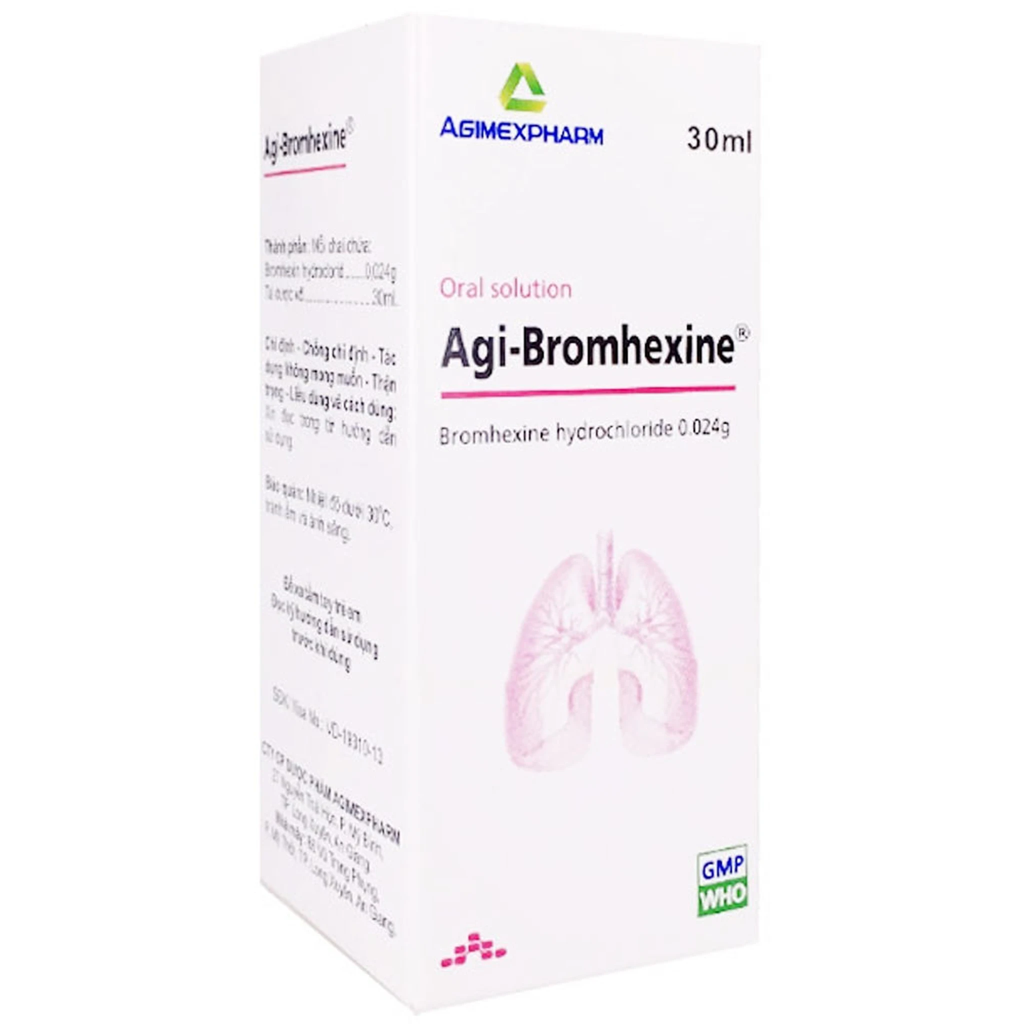 Thuốc Agi-Bromhexine làm loãng đờm trong bệnh phế quản phổi cấp và mạn ...