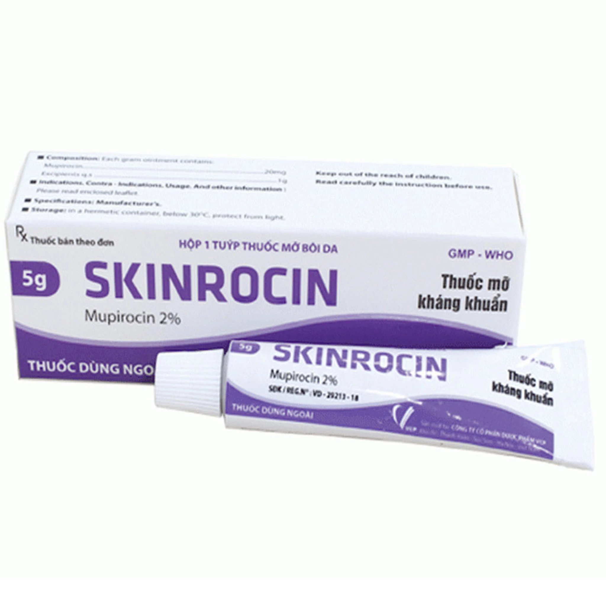 Thuốc Skinrocin VCP điều trị nhiễm khuẩn ngoài da (5g) - Nhà thuốc FPT ...