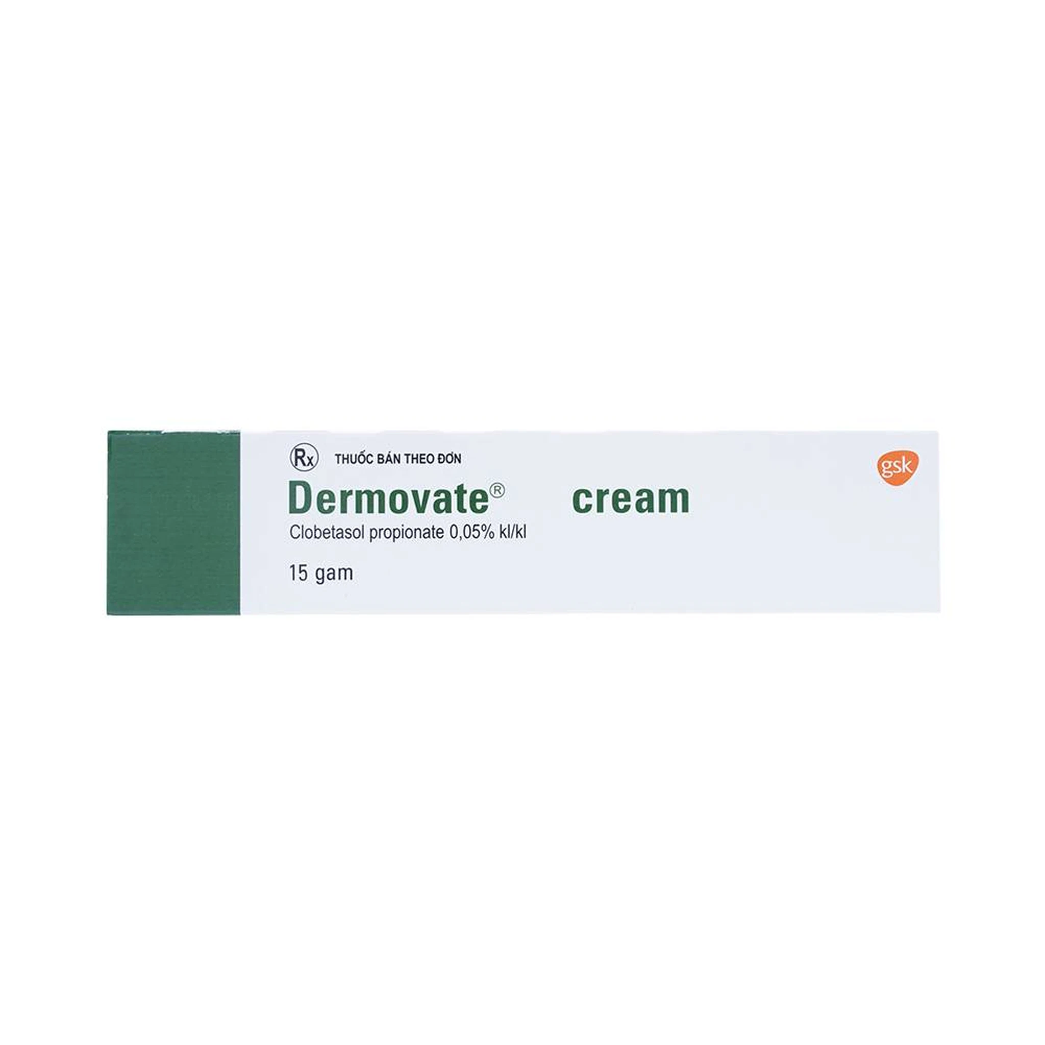 Dermovate Cream 0.05% điều trị viêm da, vảy nến (Tuýp 15g)
