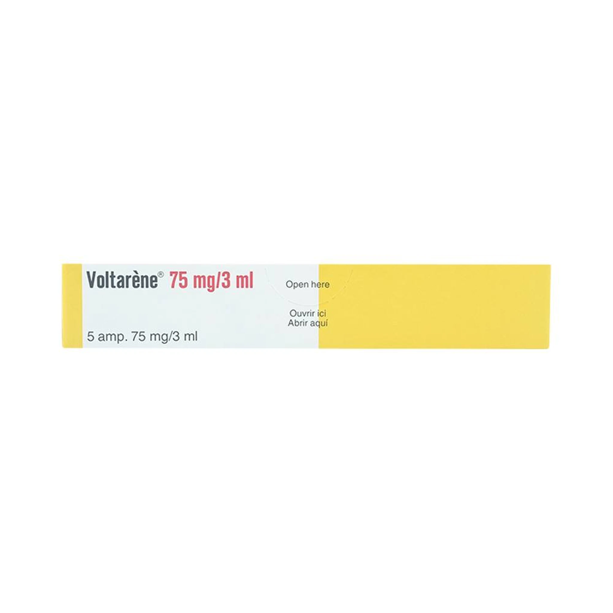 Thuốc tiêm Voltaren 75mg/3ml trị viêm thoái hóa khớp (5 ống)