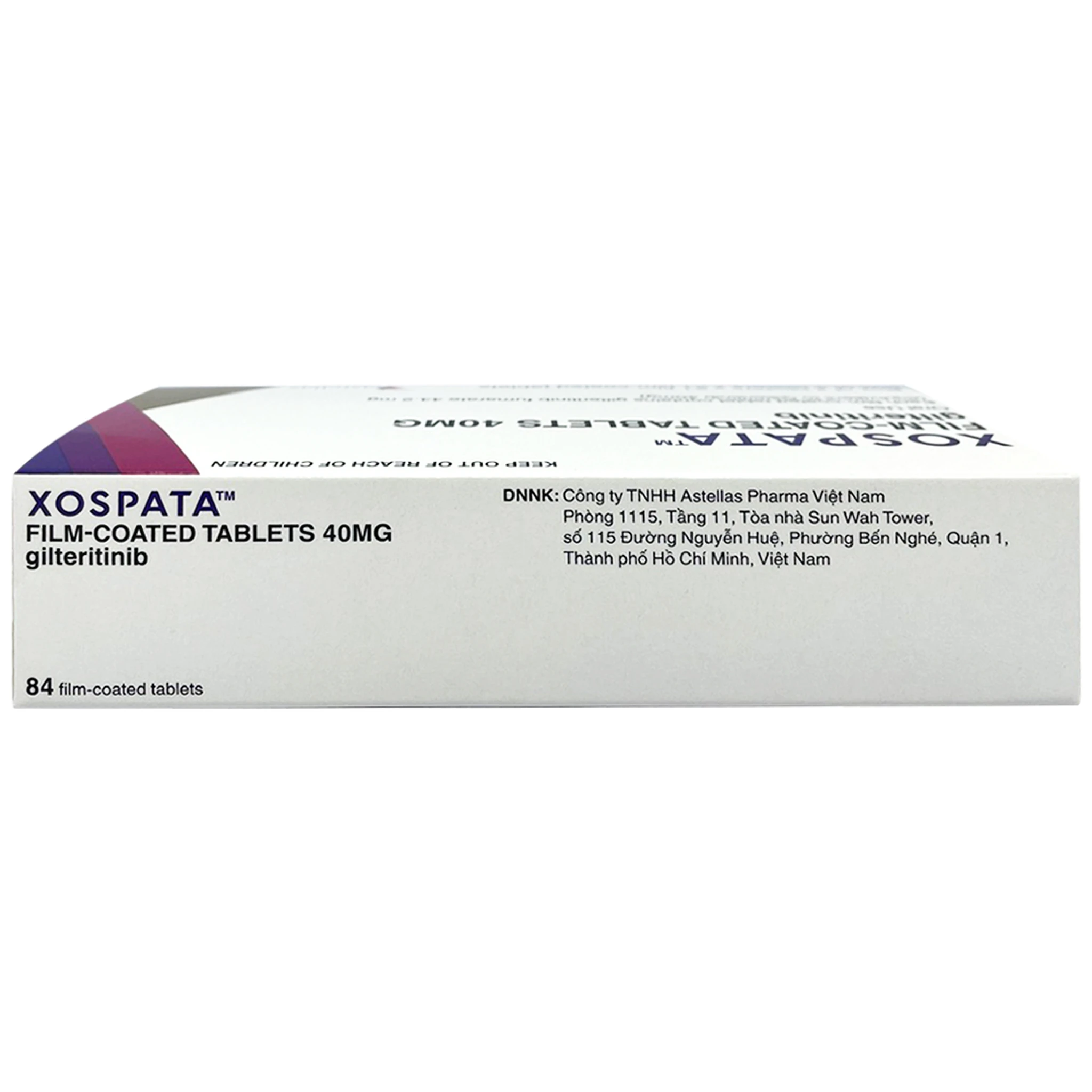 Thuốc Xospata 40mg Astellas điều trị cho người lớn mắc bệnh bạch cầu ...