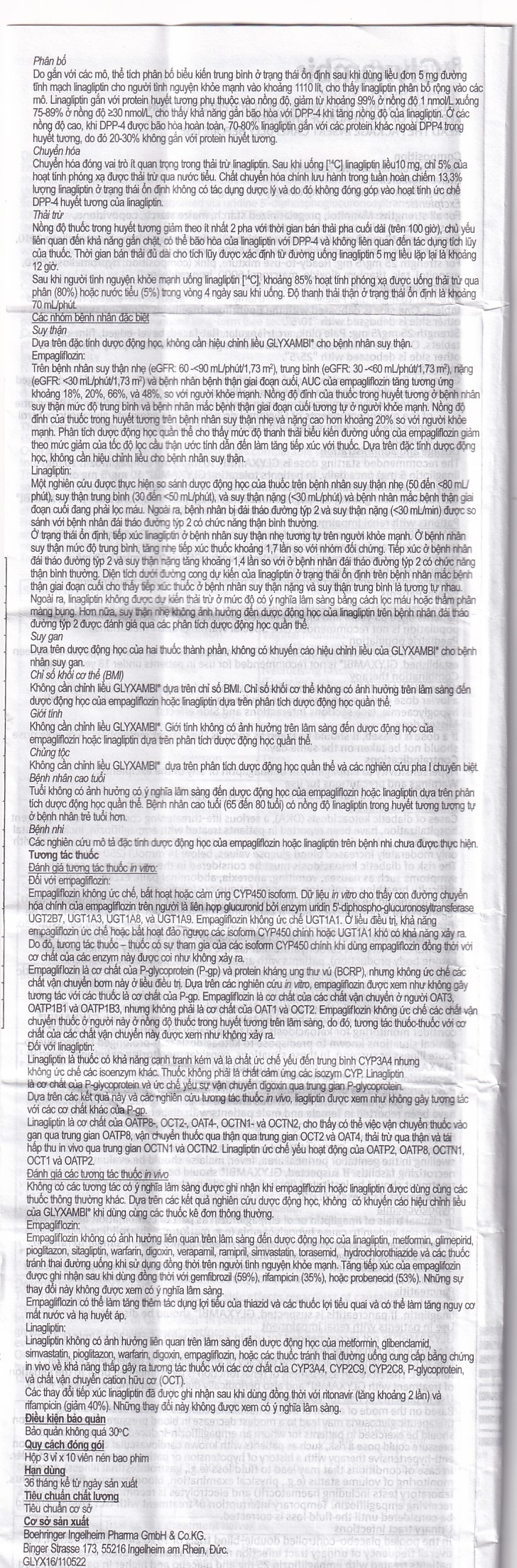 Hình ảnh Thuốc Glyxambi 25mg/5mg Boehringer điều trị đái tháo đường típ 2 (3 vỉ x 10 viên)