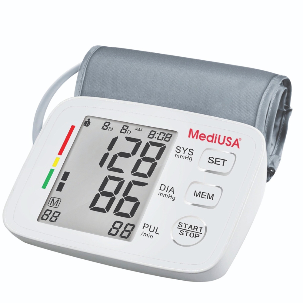 Hình ảnh Máy đo huyết áp bắp tay tự động MediUSA TP-33 hỗ trợ đo huyết áp và nhịp tim
