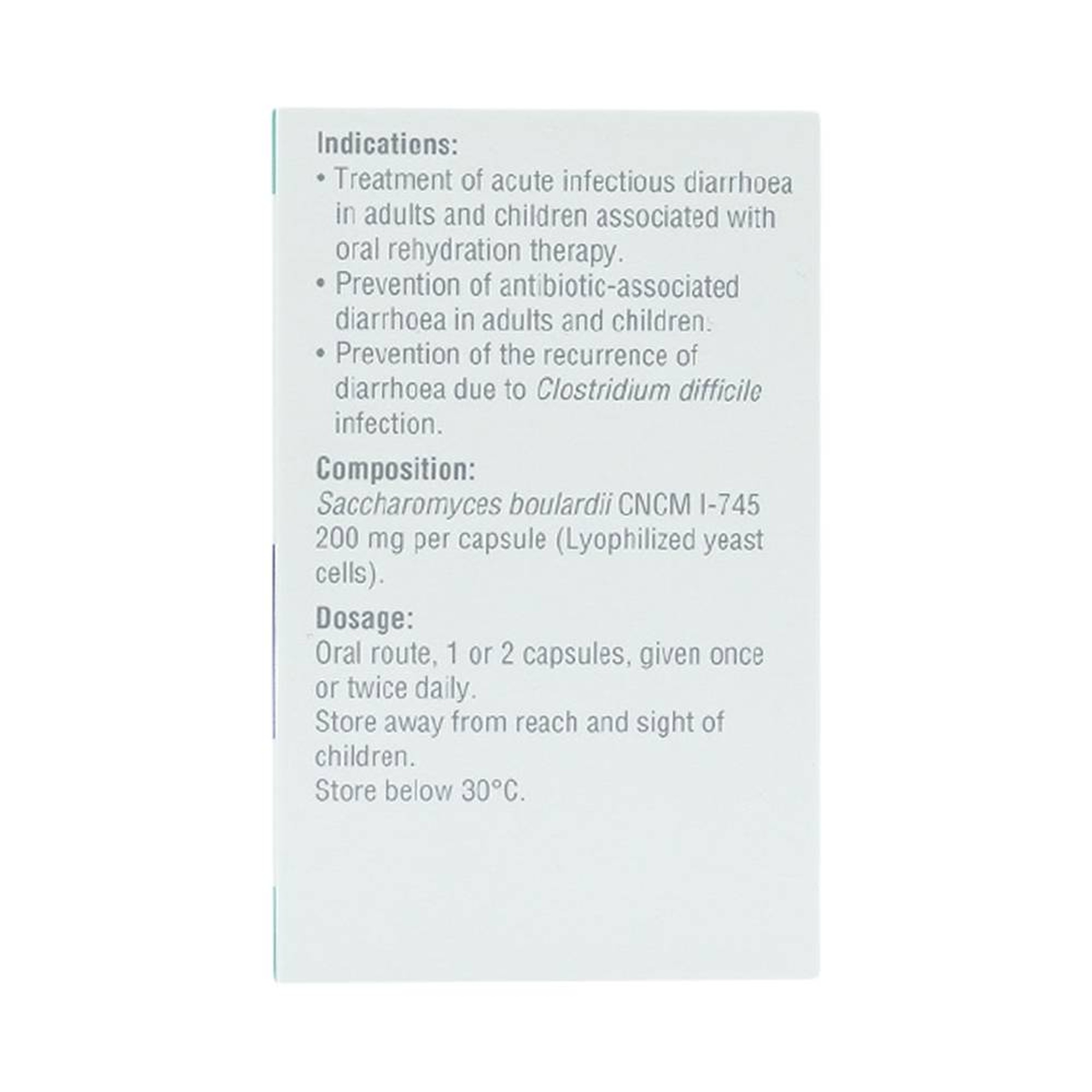 Thuốc Bioflora 200mg Biocodex điều trị tiêu chảy (10 viên)