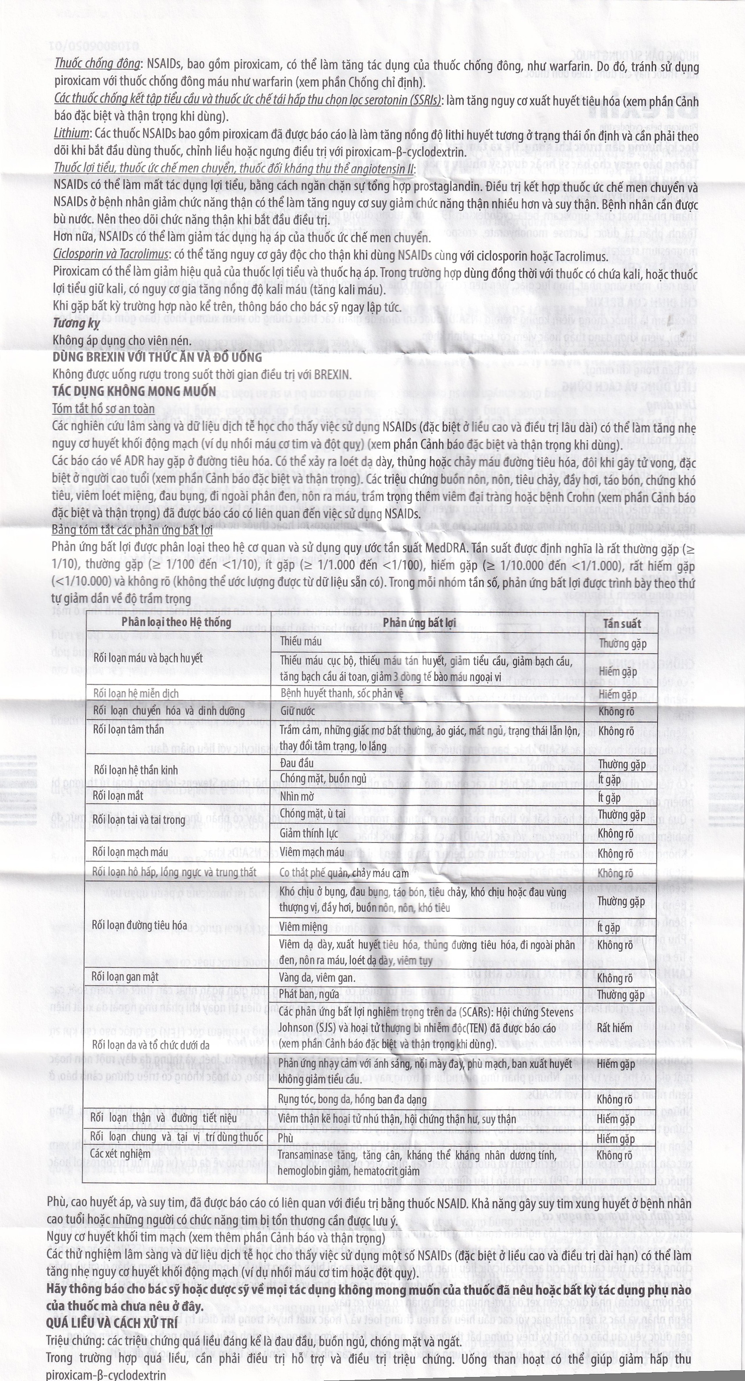 Thuốc Brexin Chiesi giảm các triệu chứng do viêm xương khớp (2 vỉ x 10 viên)