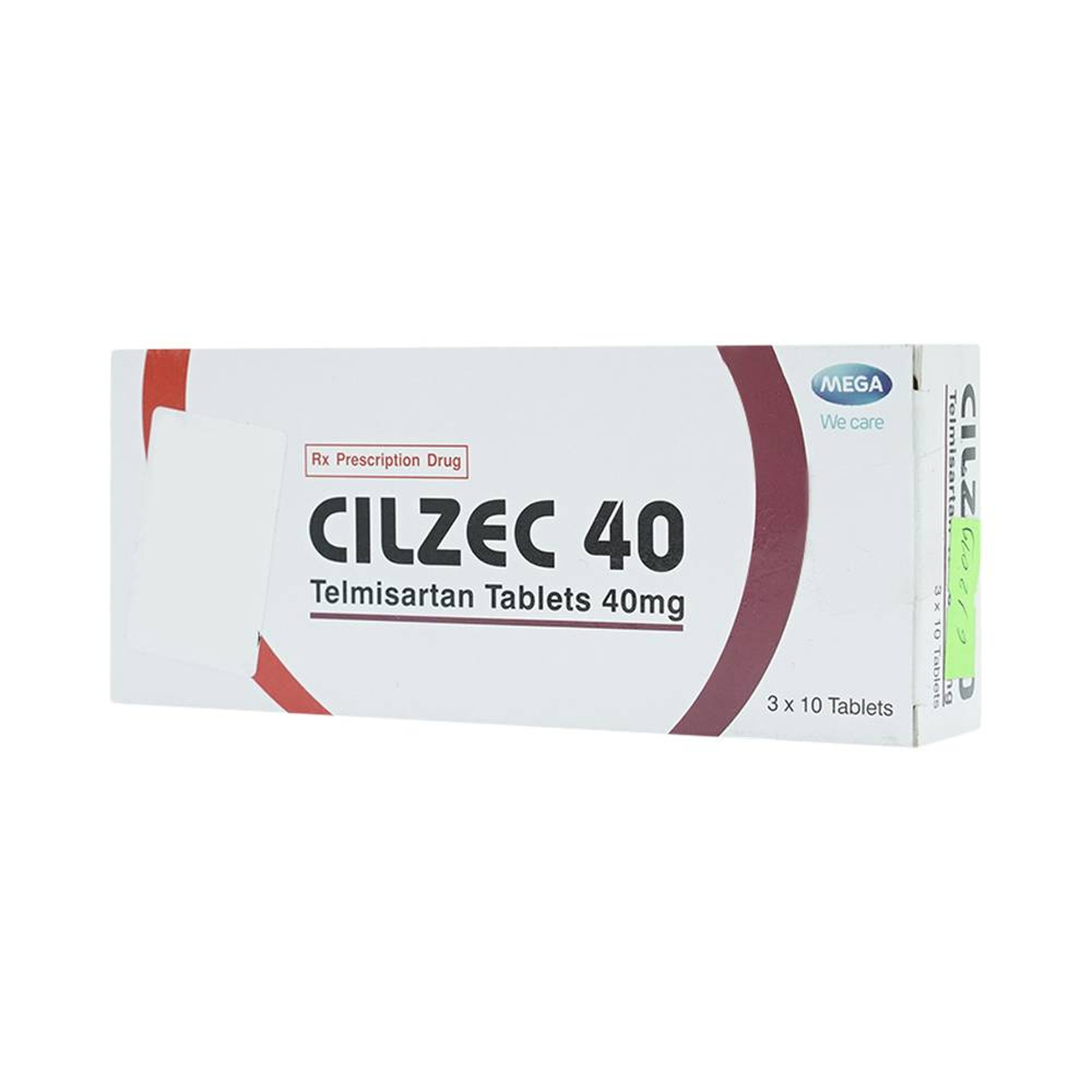Thuốc Cilzec 40 MSN điều trị cao huyết áp (3 vỉ x 10 viên)