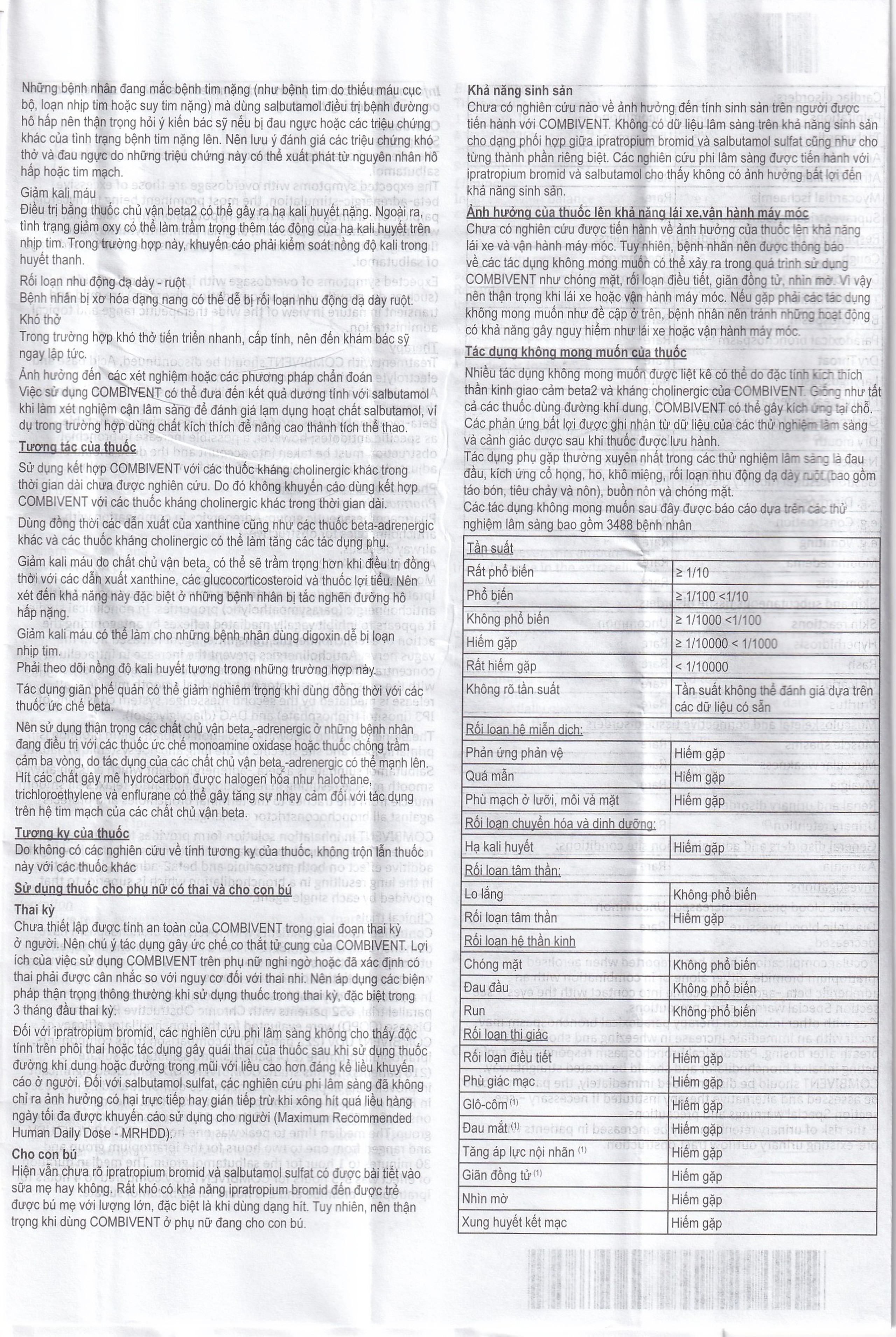Dung dịch khí dung Combivent Boehringer kiểm soát co thắt phế quản (1 vỉ x 10 ống)