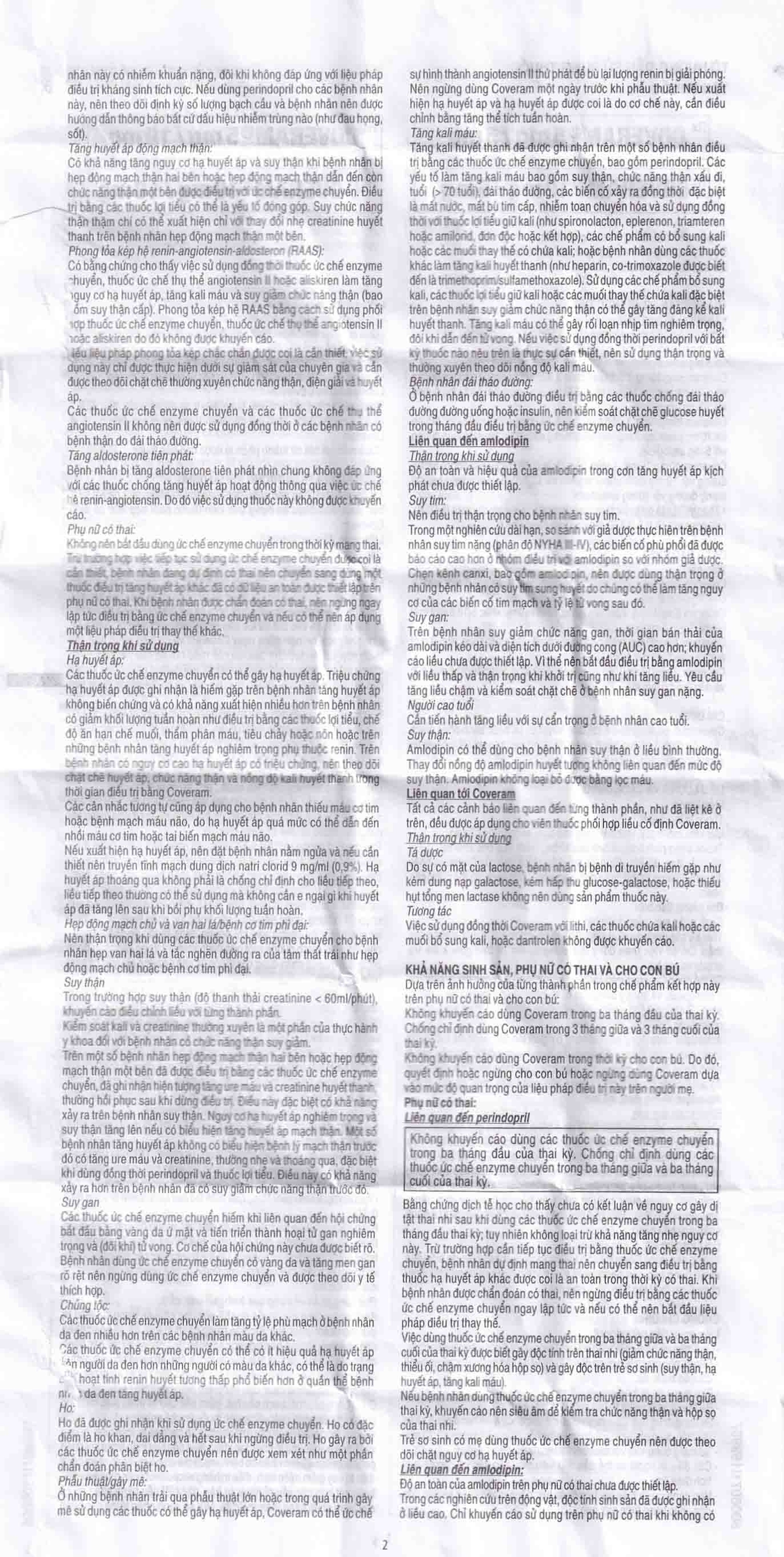 Thuốc Coveram 10mg/5mg Servier điều trị tăng huyết áp (30 viên)