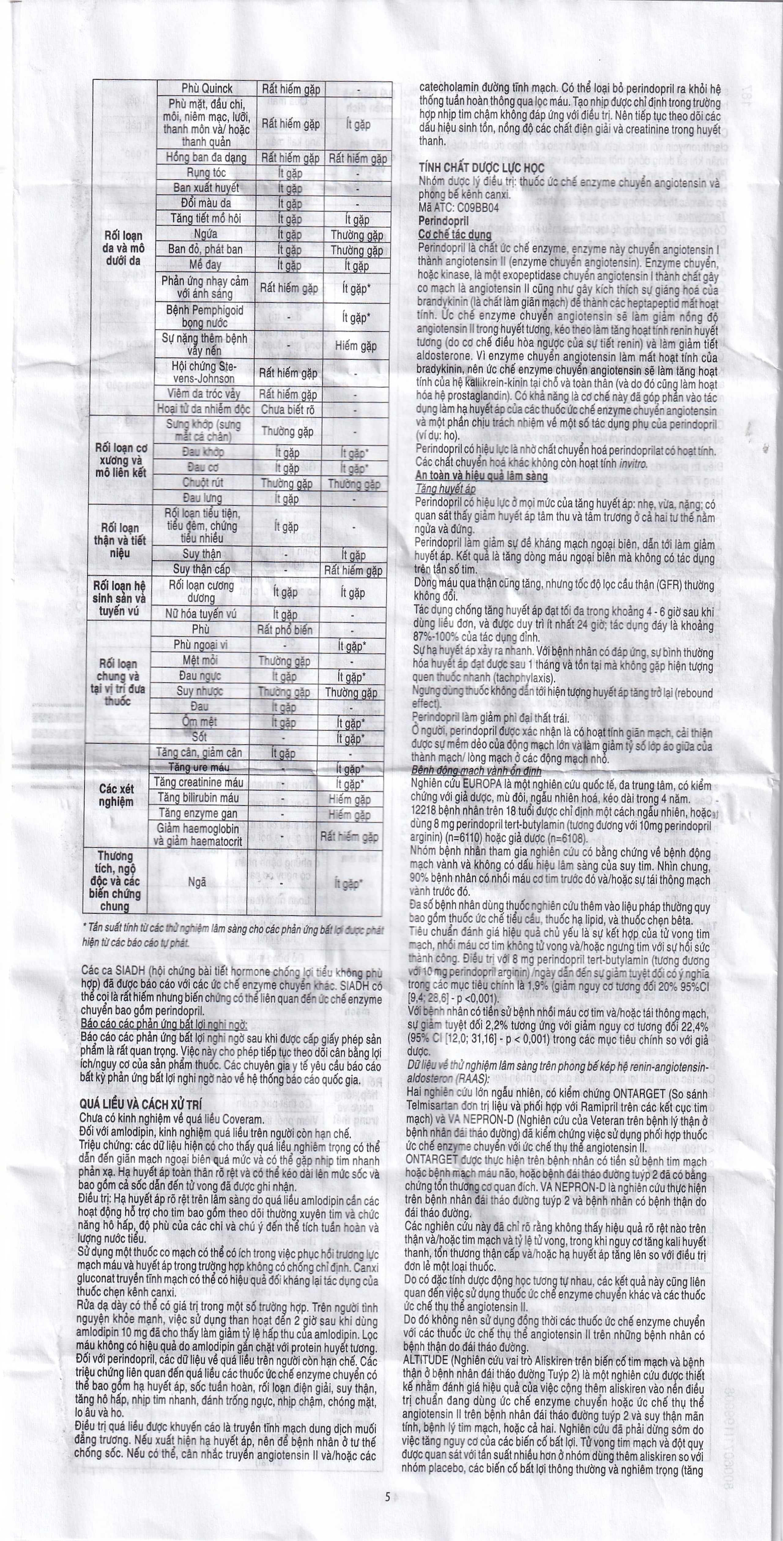 Thuốc Coveram 5mg/10mg Servier điều trị tăng huyết áp (30 viên)