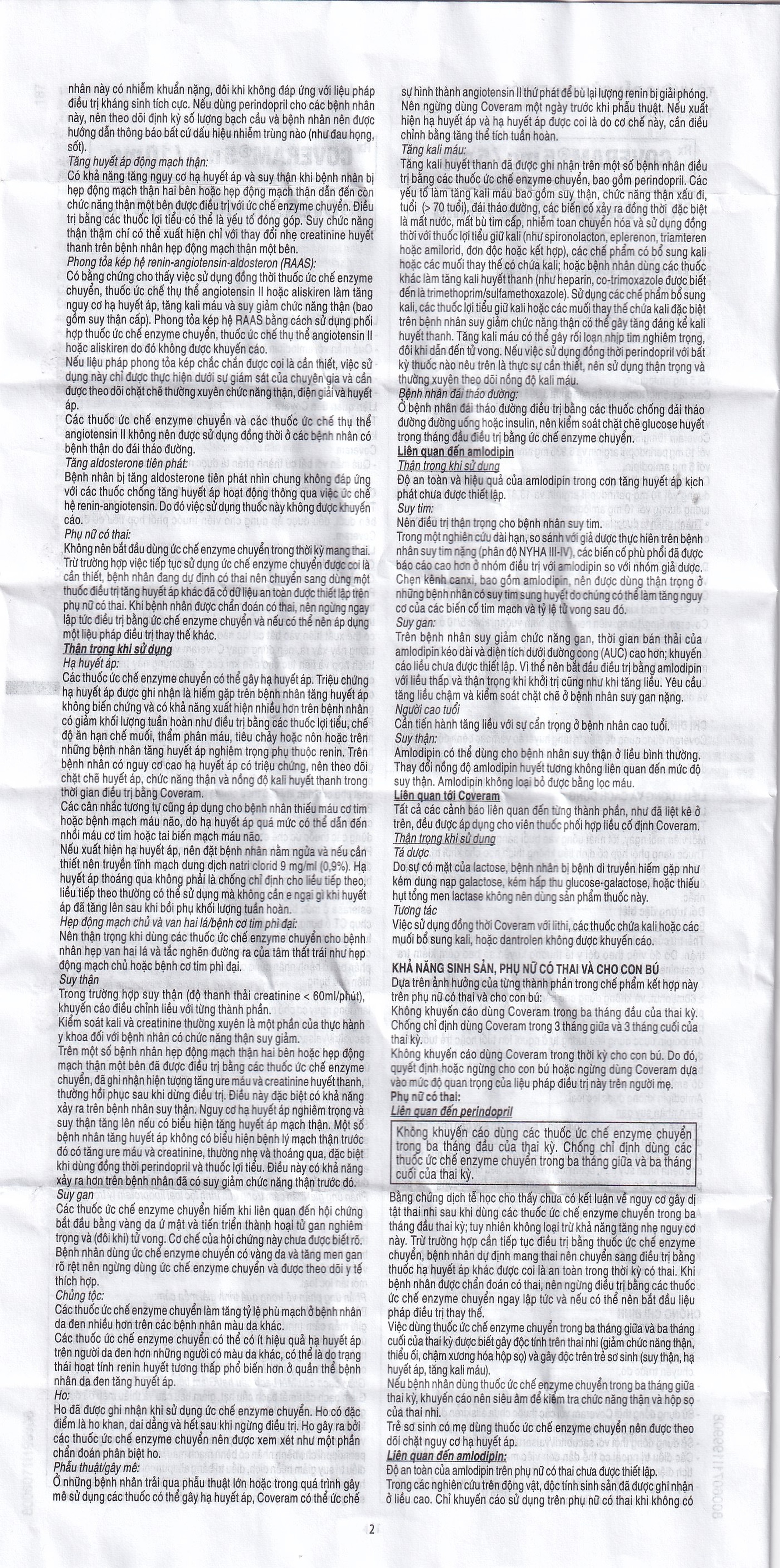 Thuốc Coveram 5mg/10mg Servier điều trị tăng huyết áp (30 viên)