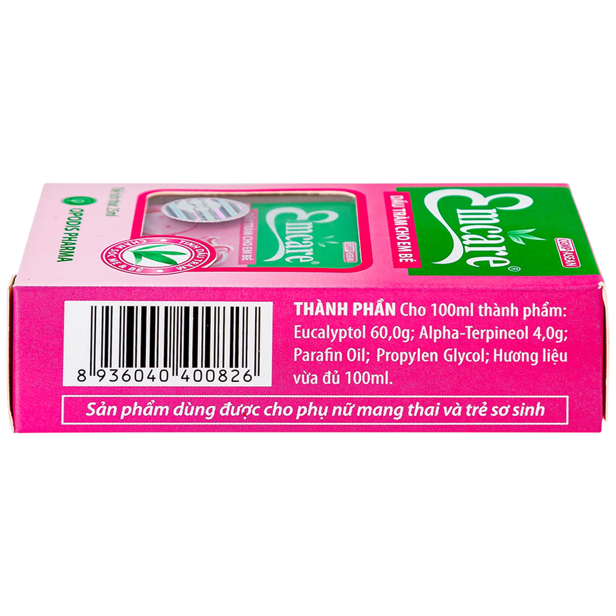 Dầu tràm Emcare cho bé ngừa cảm, xoa bóp giảm đau nhức (25ml)