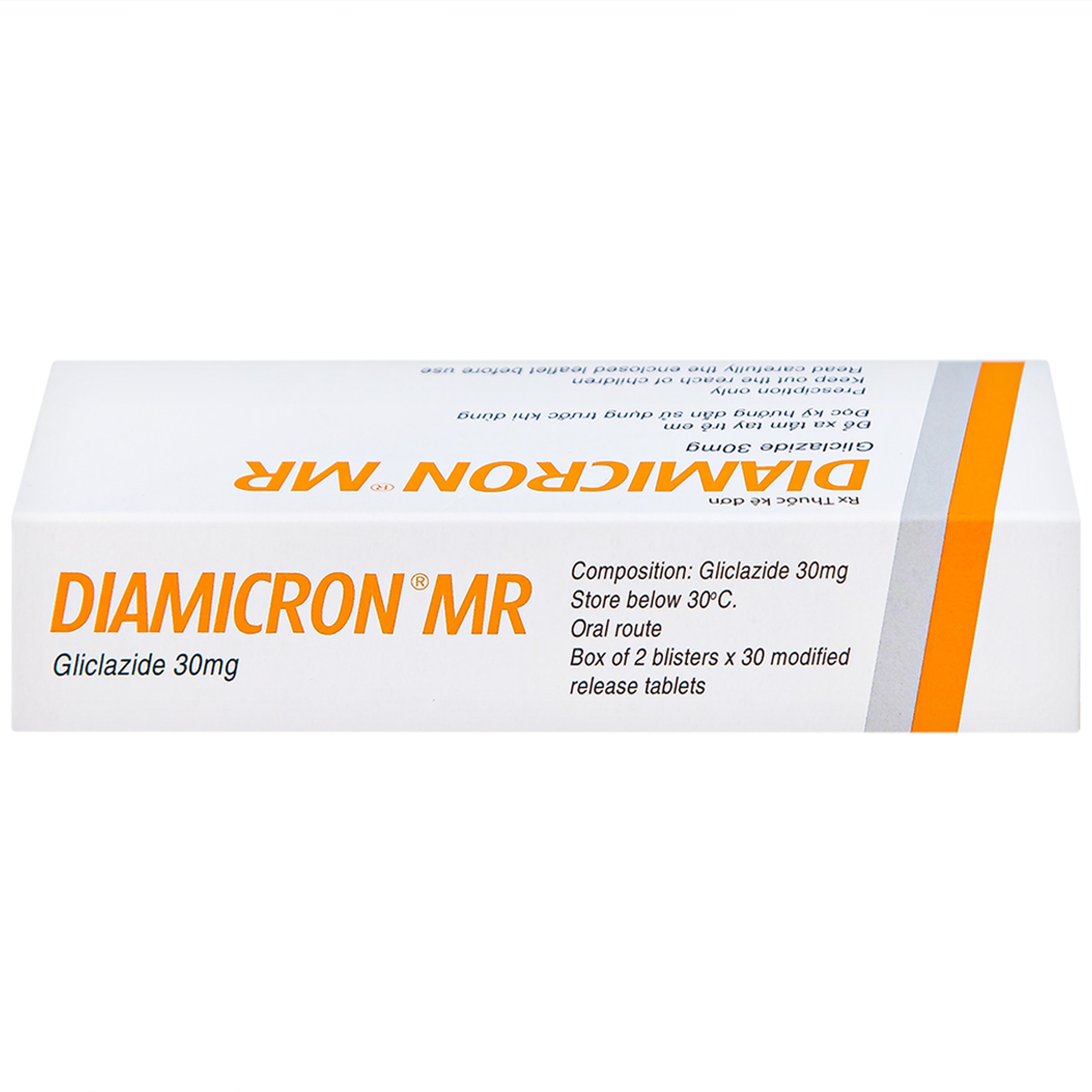 Thuốc Diamicron MR Servier điều trị tiểu đường típ 2 (2 vỉ x 30 viên)