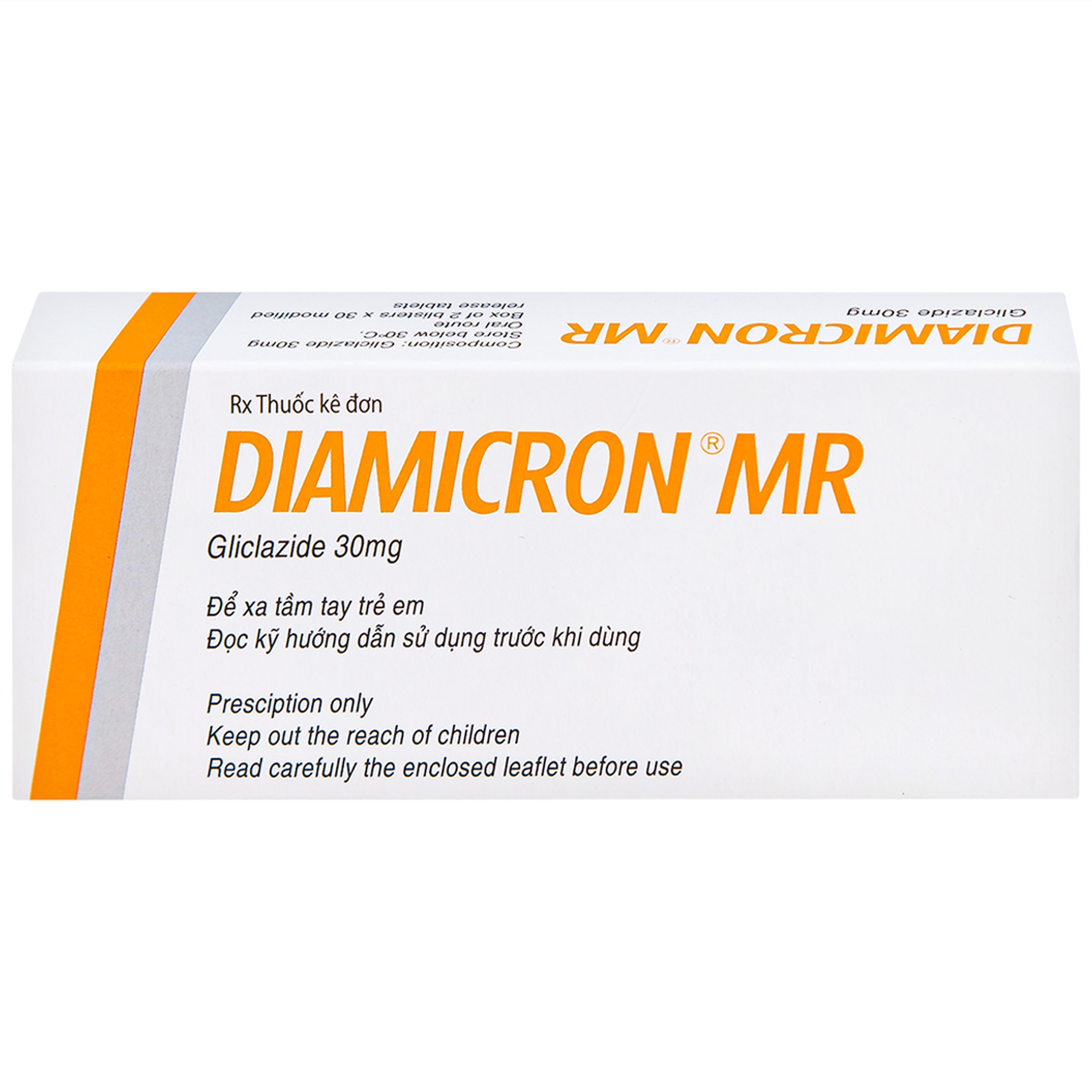 Thuốc Diamicron MR Servier điều trị tiểu đường típ 2 (2 vỉ x 30 viên)