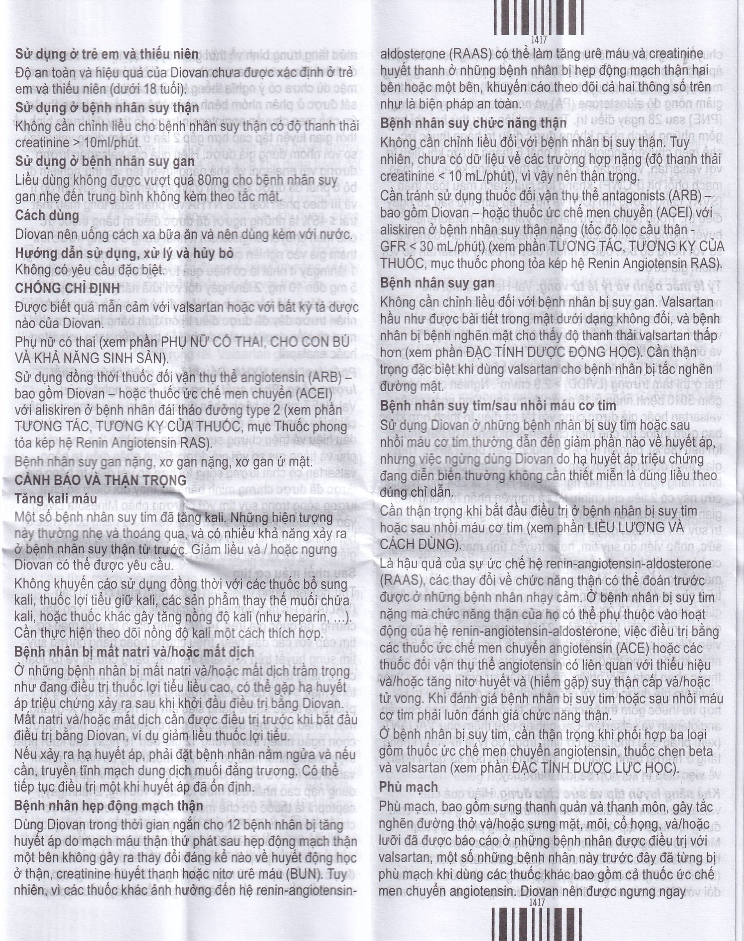 Thuốc Diovan 80 Novartis điều trị bệnh tăng huyết áp, suy tim (2 vỉ x 14 viên)