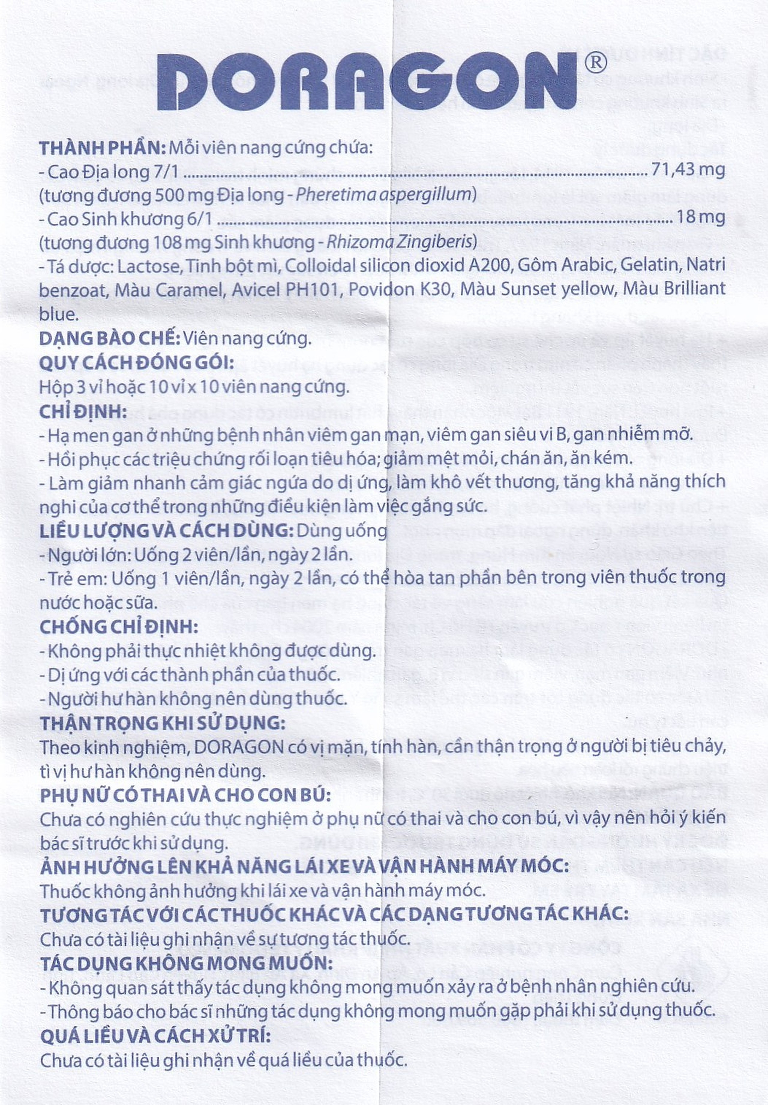 Thuốc Doragon Domesco hỗ trợ hạ men gan (10 vỉ x 10 viên)