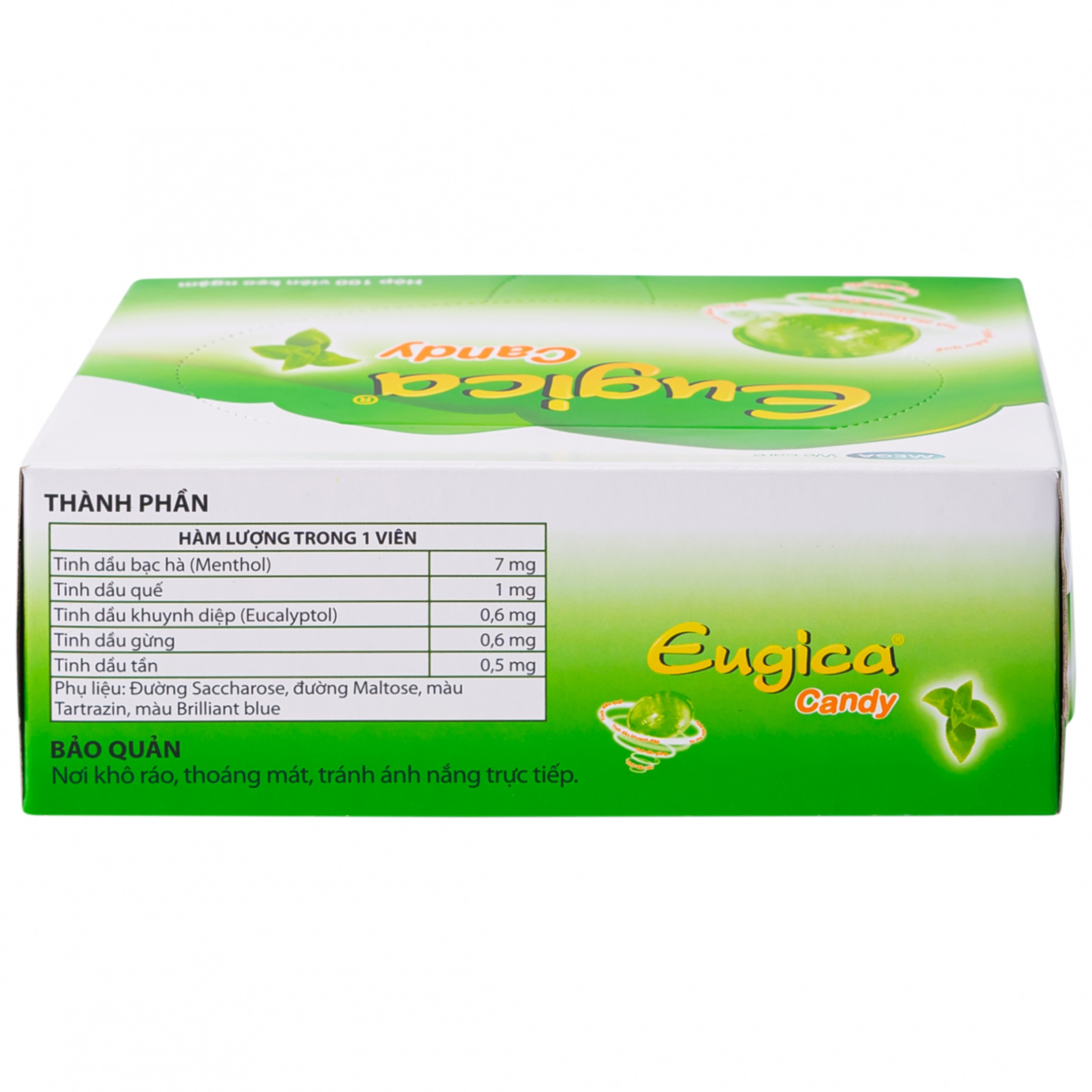 Kẹo Ngậm Ho Eugica Candy Mega (100 viên)