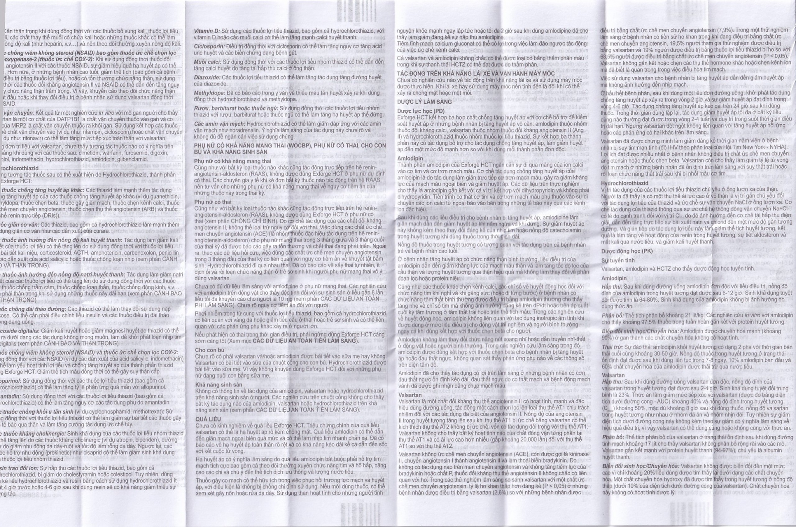 Thuốc Exforge HCT 5mg/160mg/12.5mg Novartis điều trị tăng huyết áp vô căn (4 vỉ x 7 viên)