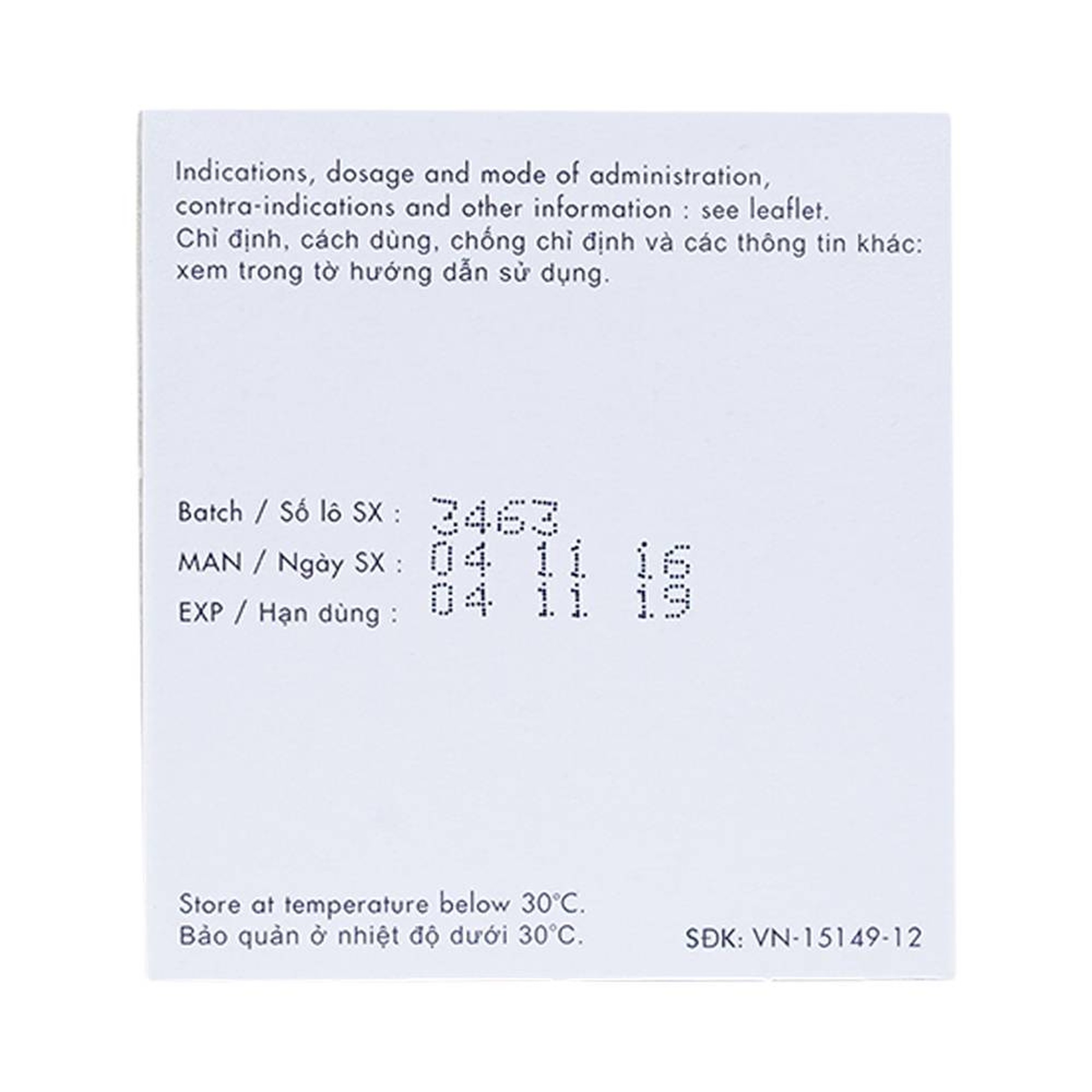 Cốm Exomuc Bouchara điều trị rối loạn chất tiết phế quản (30 gói)