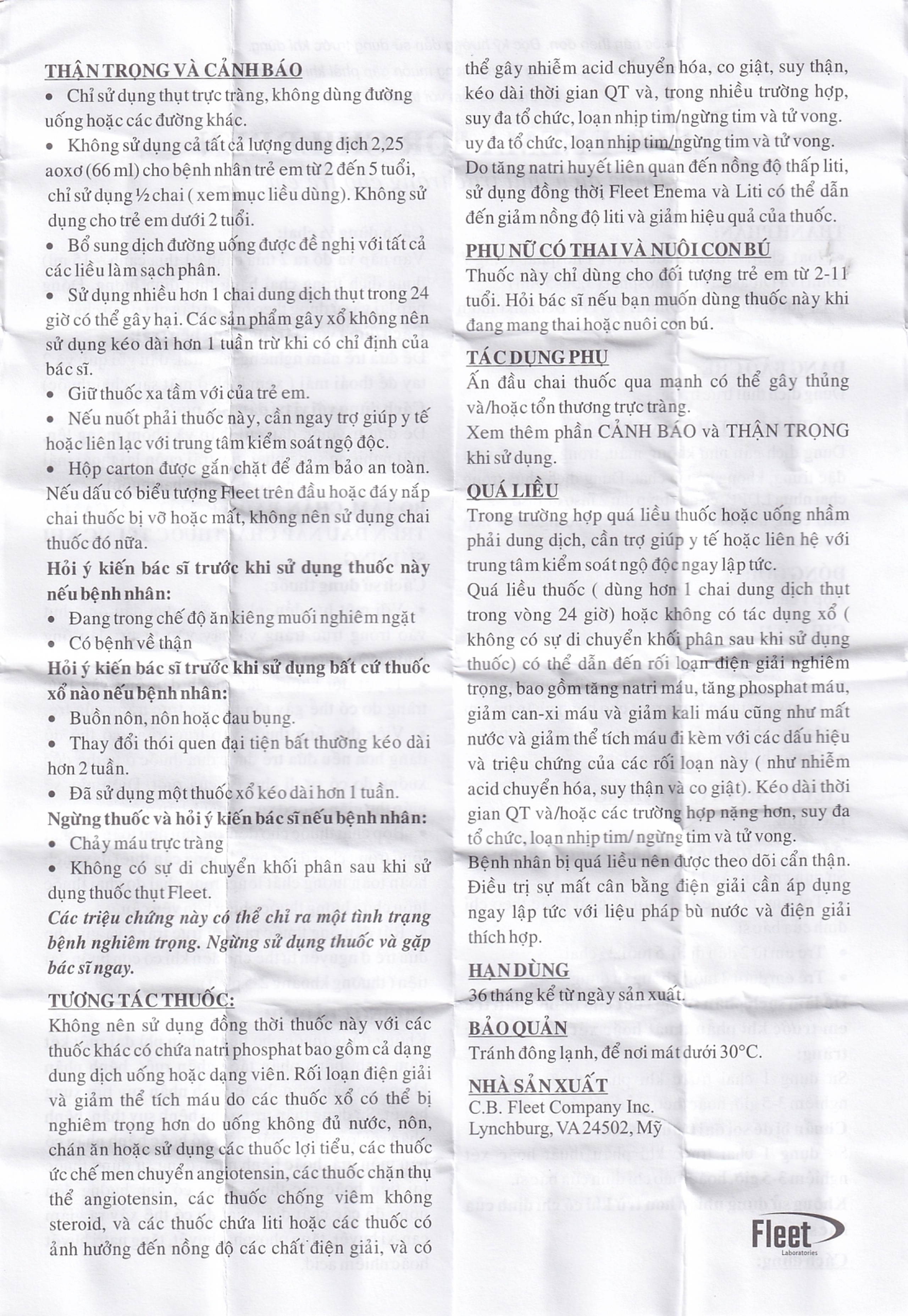 Dung dịch thụt trực tràng Fleet Enema For Children giảm chứng táo bón không thường xuyên (66ml)