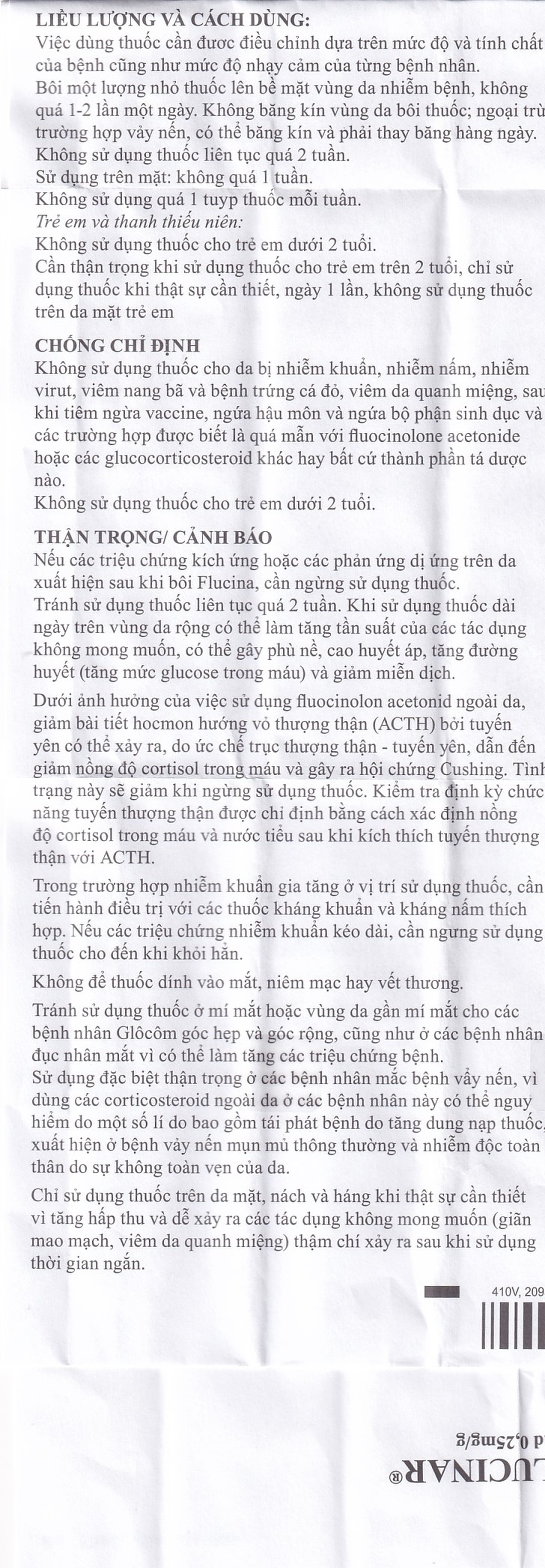 Thuốc mỡ Flucinar Jelfa điều trị viêm da (15g)