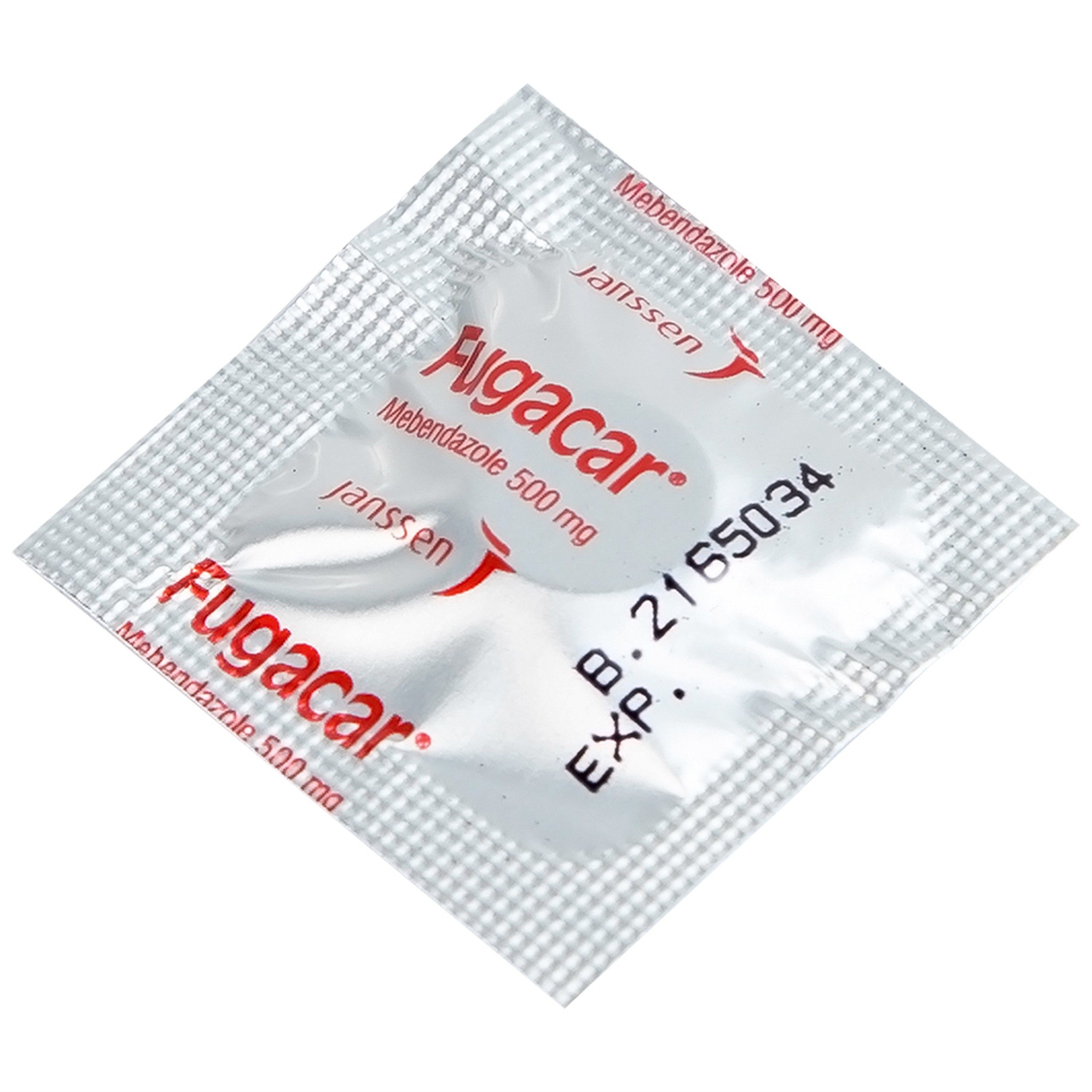 Thuốc Fugacar Janssen hương trái cây điều trị nhiễm một hay nhiều loại giun đường ruột (1 viên)