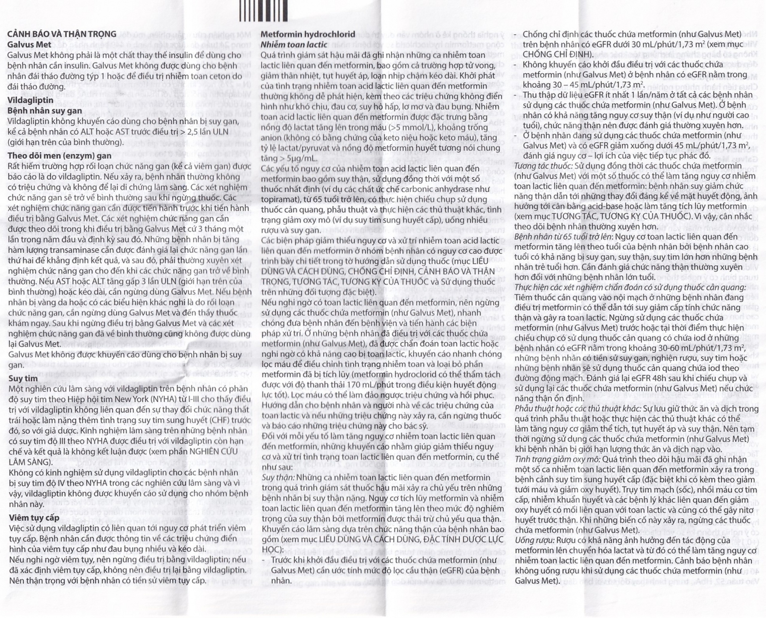 Thuốc Galvus Met 50mg/850mg Novartis hỗ trợ điều trị đái tháo đường típ 2 (6 vỉ x 10 viên)