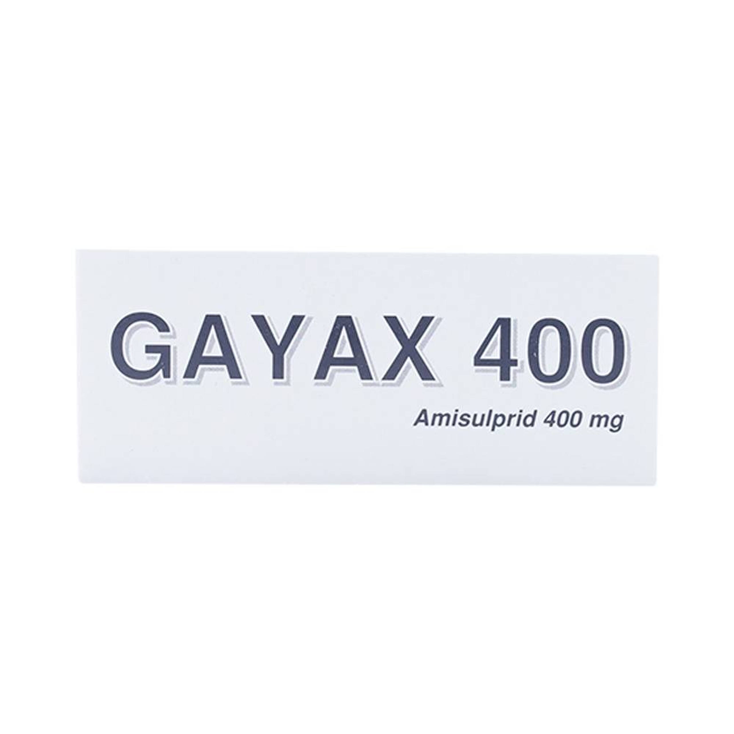Thuốc Gayax 400 Davipharm điều trị tâm thần phân liệt (4 vỉ x 7 viên)