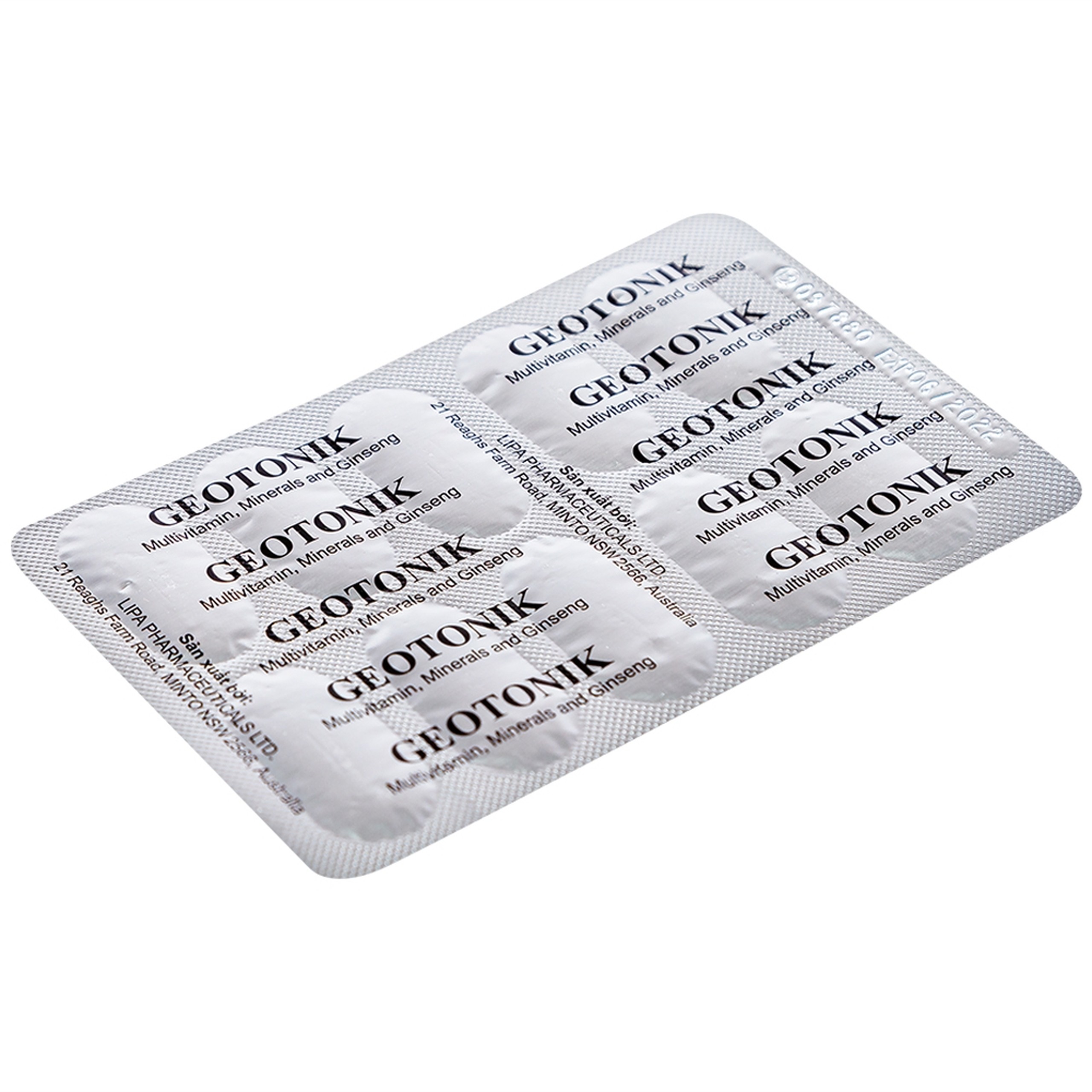 Thuốc Geotonik bổ sung Vitamin, khoáng chất (3 vỉ x 10 viên)