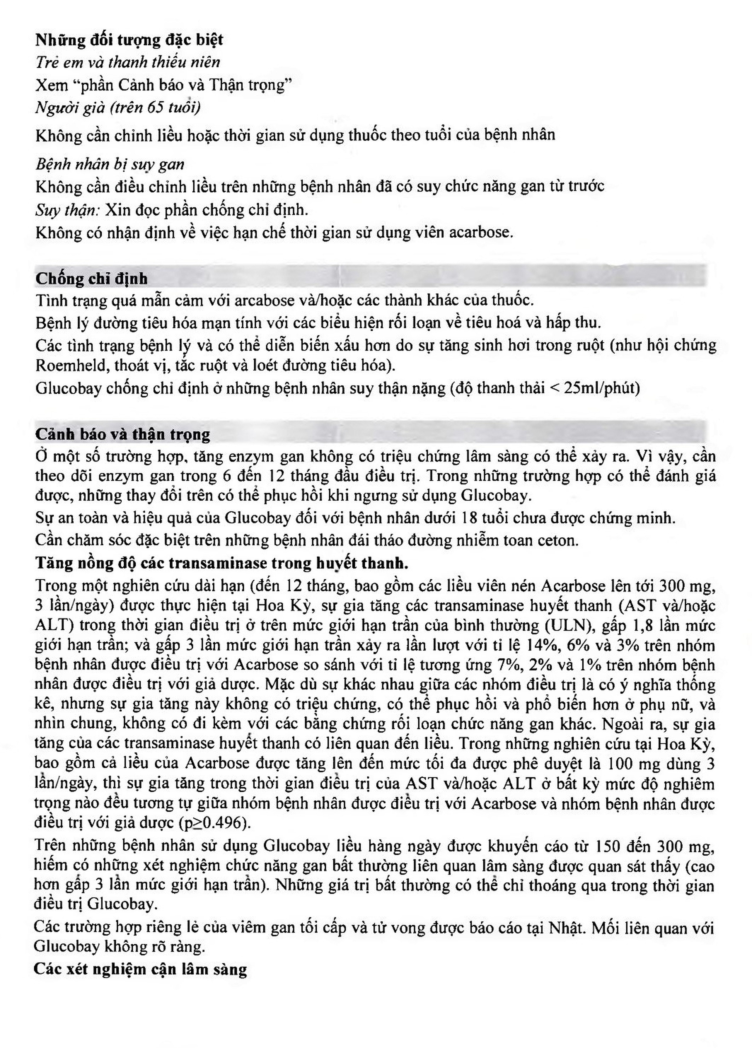 Thuốc Glucobay 50 điều trị kết hợp chế độ ăn kiêng cho bệnh nhân đái tháo đường (10 vỉ x 10 viên)
