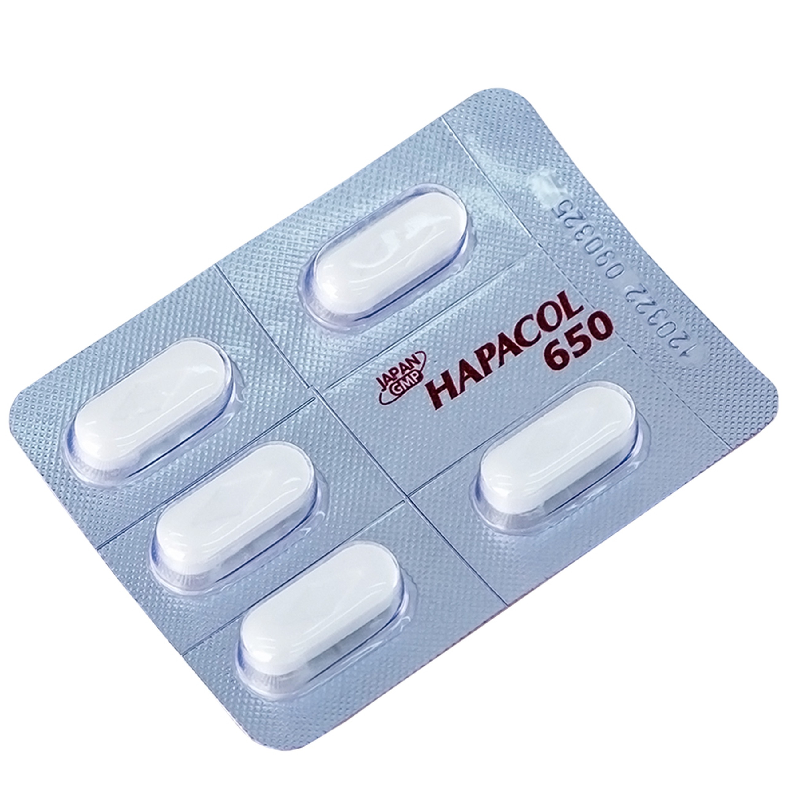 Thuốc Hapacol 650 DHG giảm đau, hạ sốt (10 vỉ x 5 viên)
