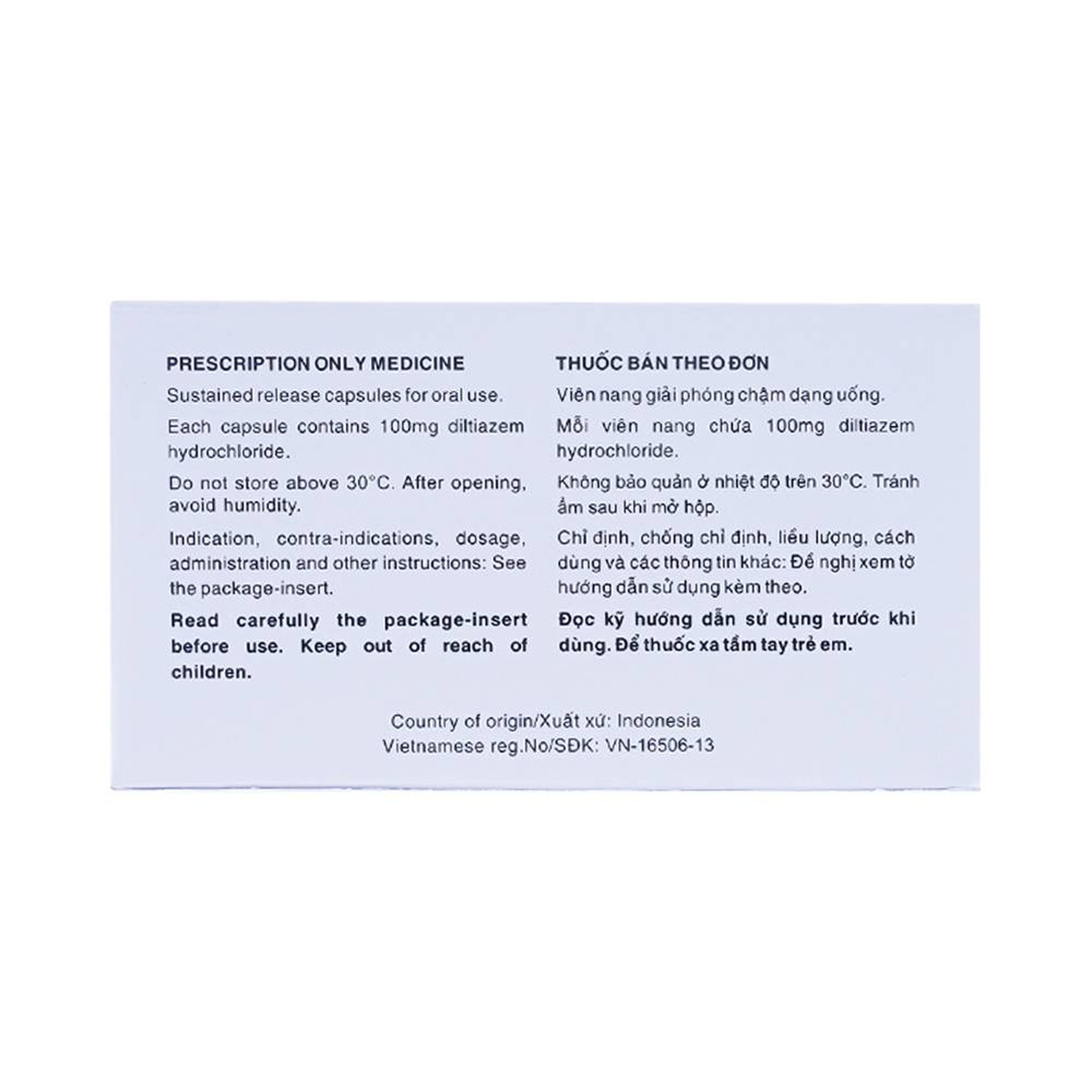 Thuốc Herbesser R100 điều trị tăng huyết áp vô căn, đau thắt ngực ổn định (10 vỉ x 10 viên)