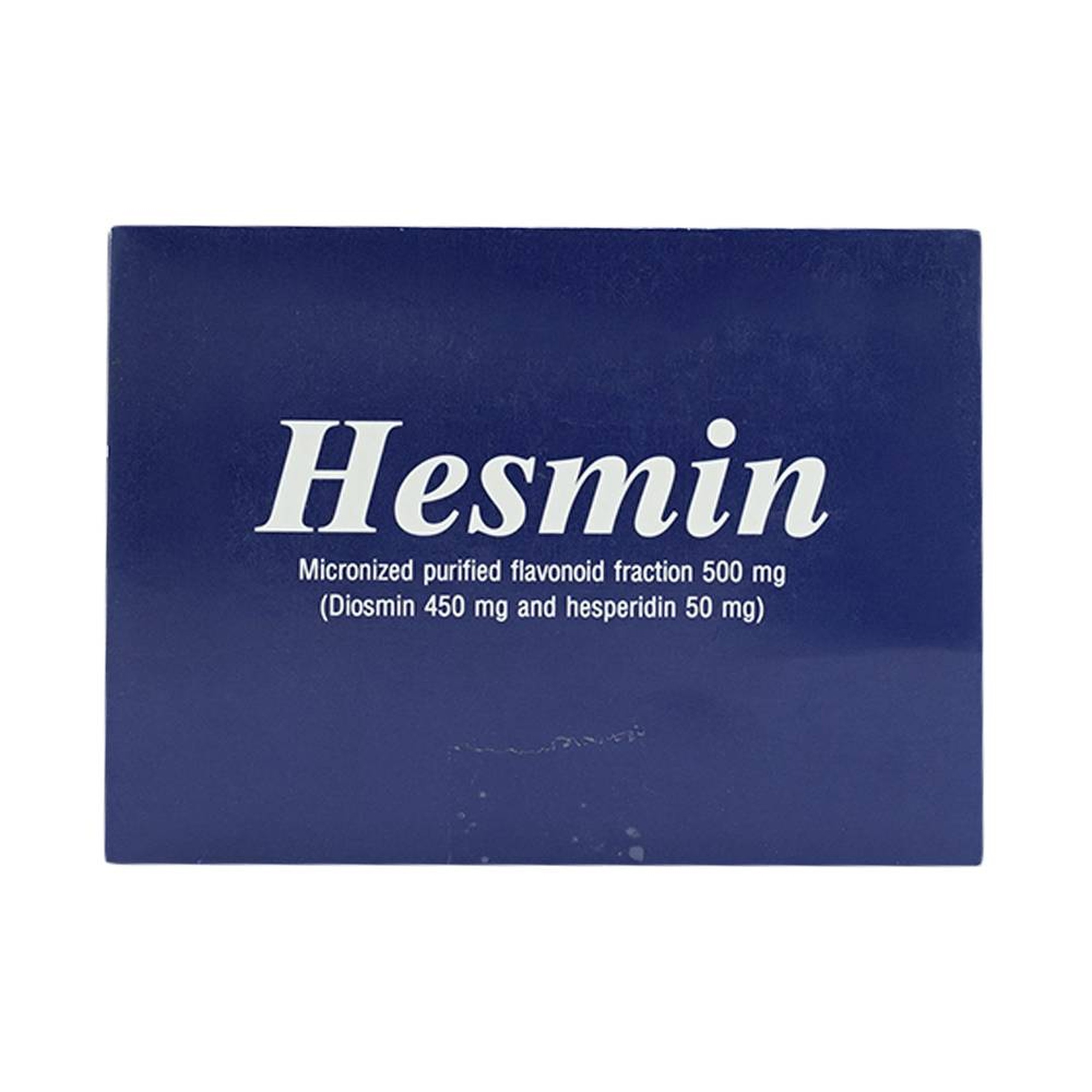 Thuốc Hesmin 500mg Glomed điều trị các triệu chứng và dấu hiệu của suy tĩnh mạch và bệnh trĩ (10 vỉ x 10 viên)