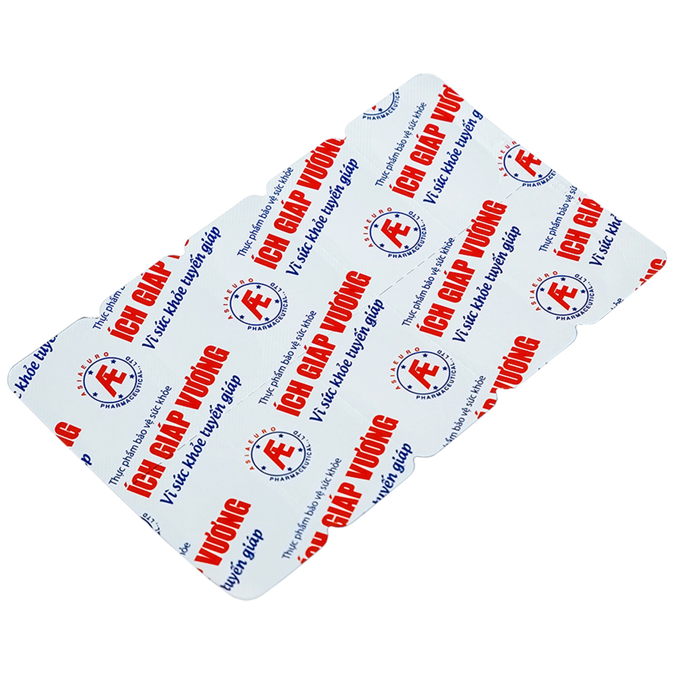 Viên uống Ích Giáp Vương Á Âu hỗ trợ giảm sự tiến triển của bướu cổ lành tính (3 vỉ x 10 viên)