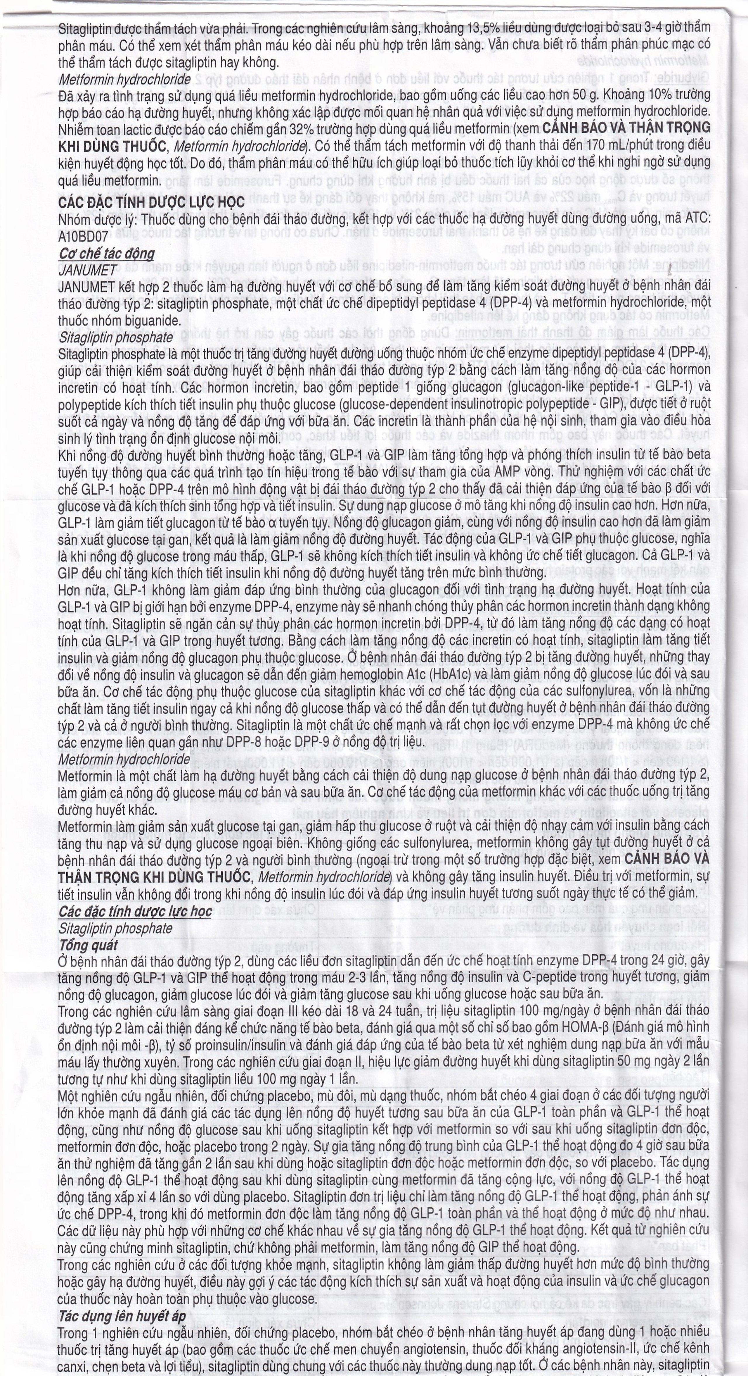 Viên nén Janumet 50mg/500mg MSD điều trị đái tháo đường típ 2 (4 vỉ x 7 viên)