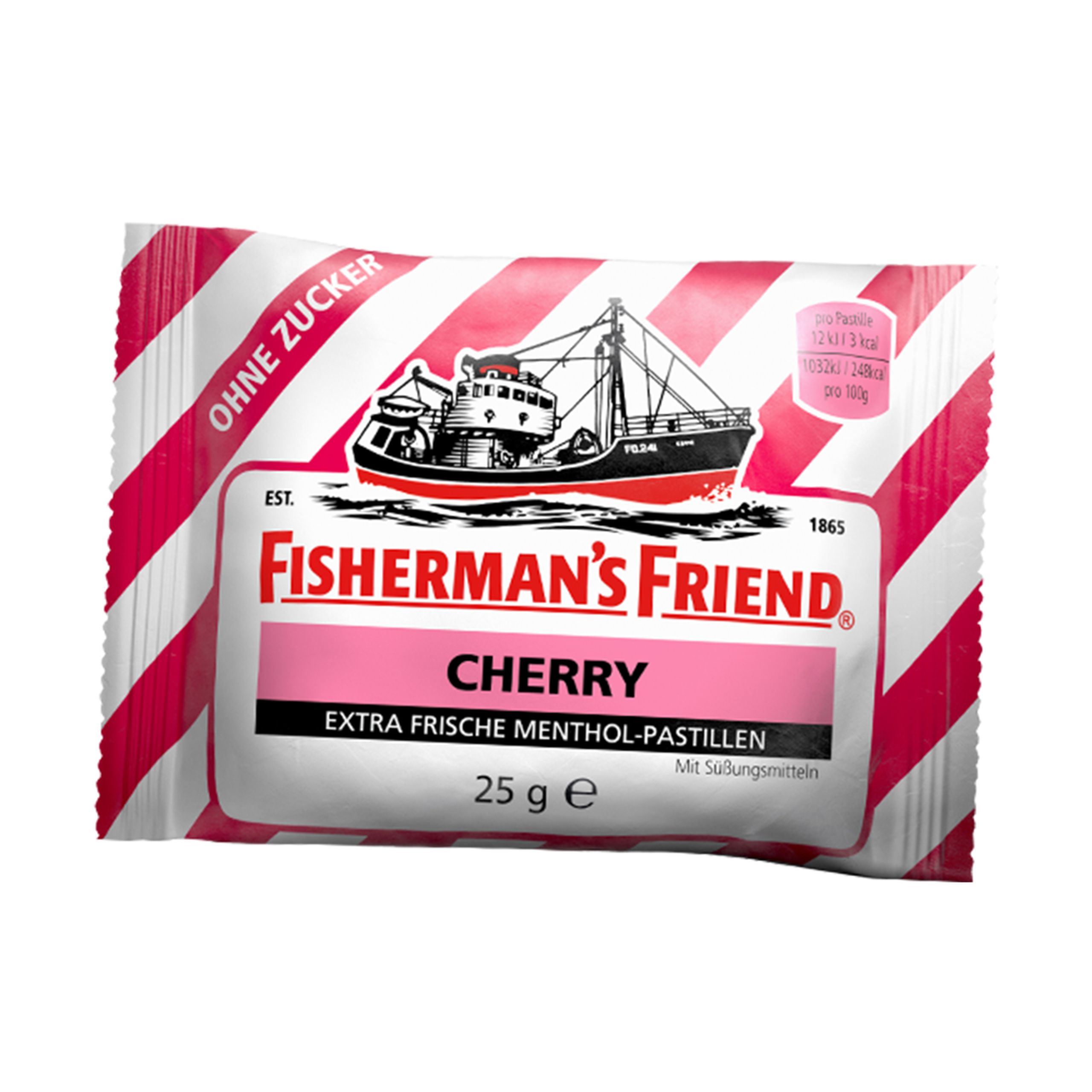 Kẹo Con Tàu Vị Cherry Fisherman's Friend (25g)