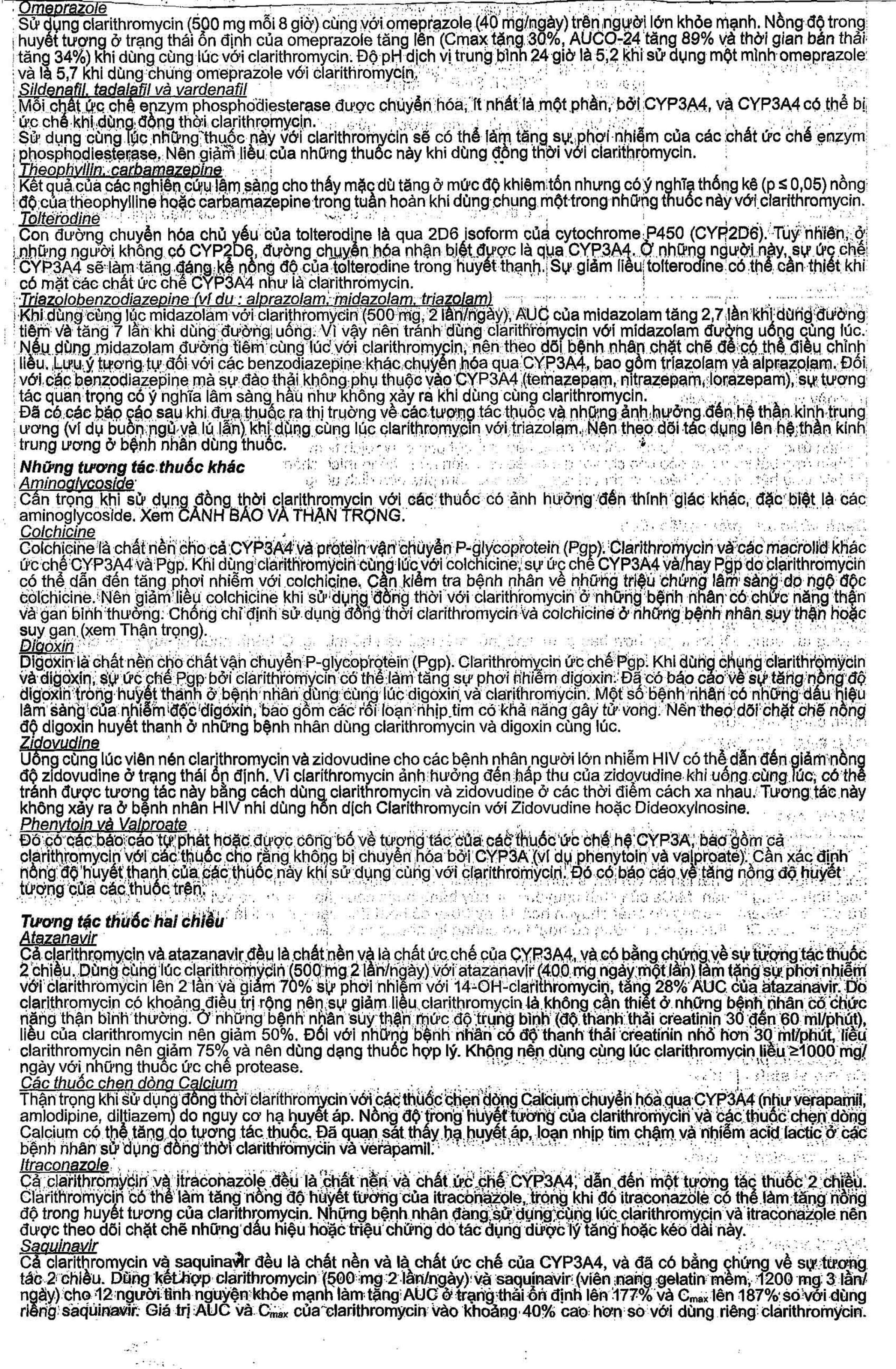 Thuốc Klacid Forte 500mg Abbott điều trị nhiễm trùng đường hô hấp (14 viên)