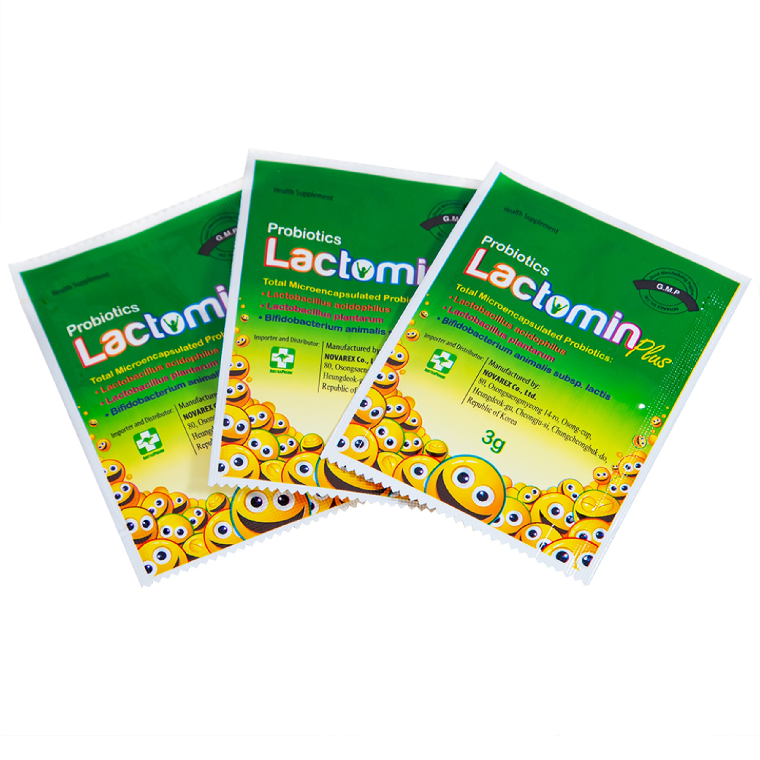 Cốm bổ sung lợi khuẩn Lactomin Plus Novarex (30 gói)