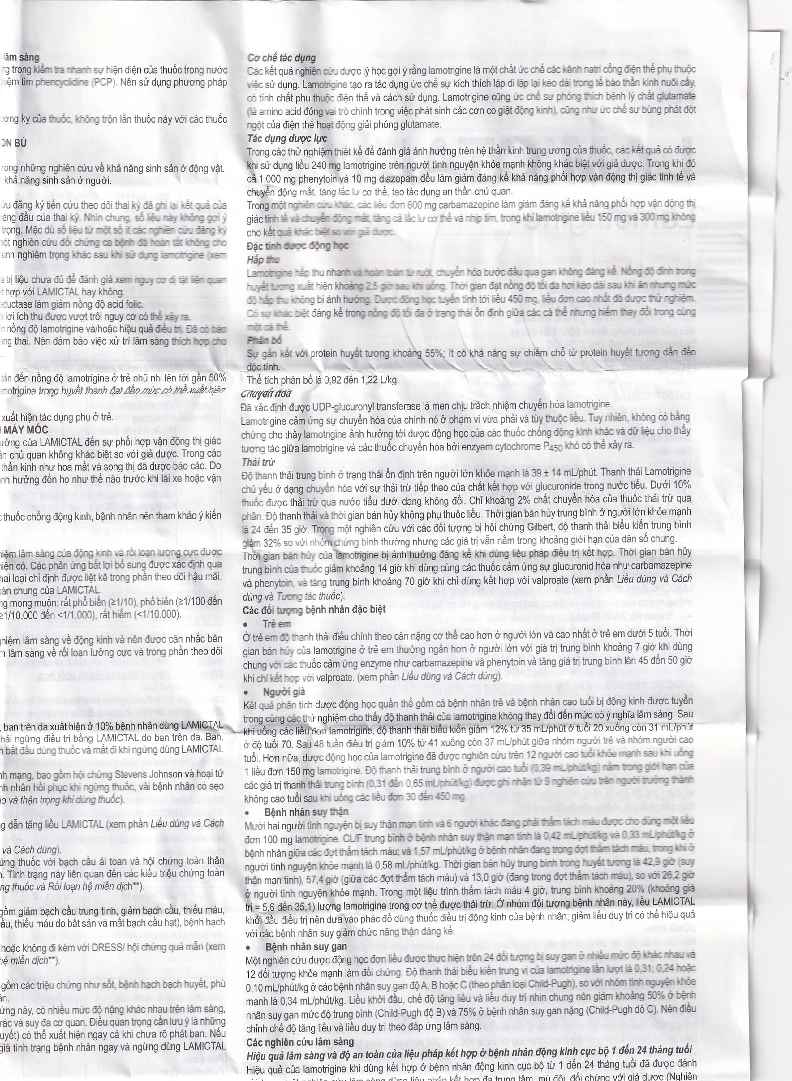 Viên nén Lamictal 50mg GSK điều trị động kinh và phòng ngừa bệnh rối loạn lưỡng cực (3 vỉ x 10 viên)