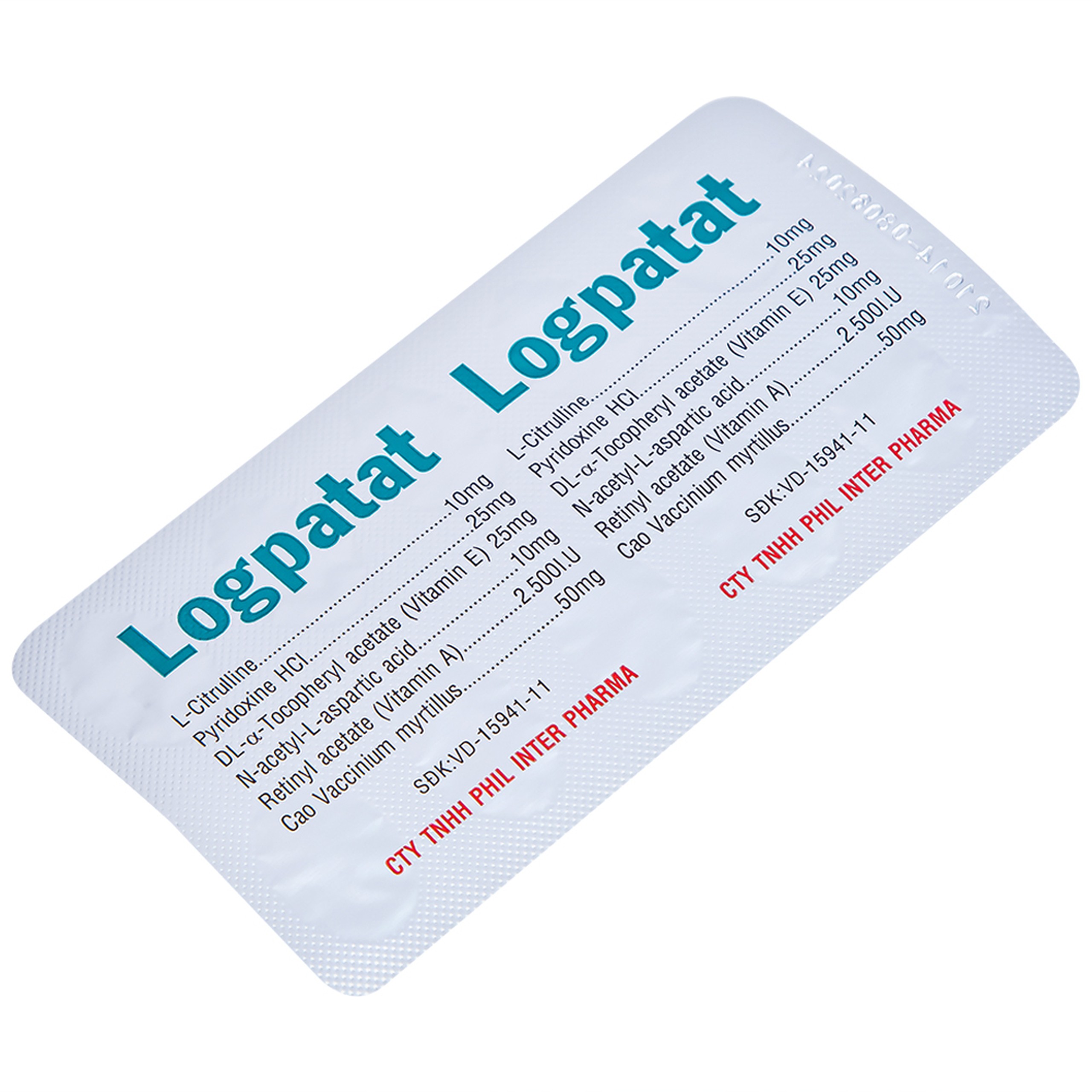 Viên nang mềm Logpatat Phil Inter hỗ trợ điều trị bệnh lý về mắt, cận thị, quáng gà (6 vỉ x 10 viên)