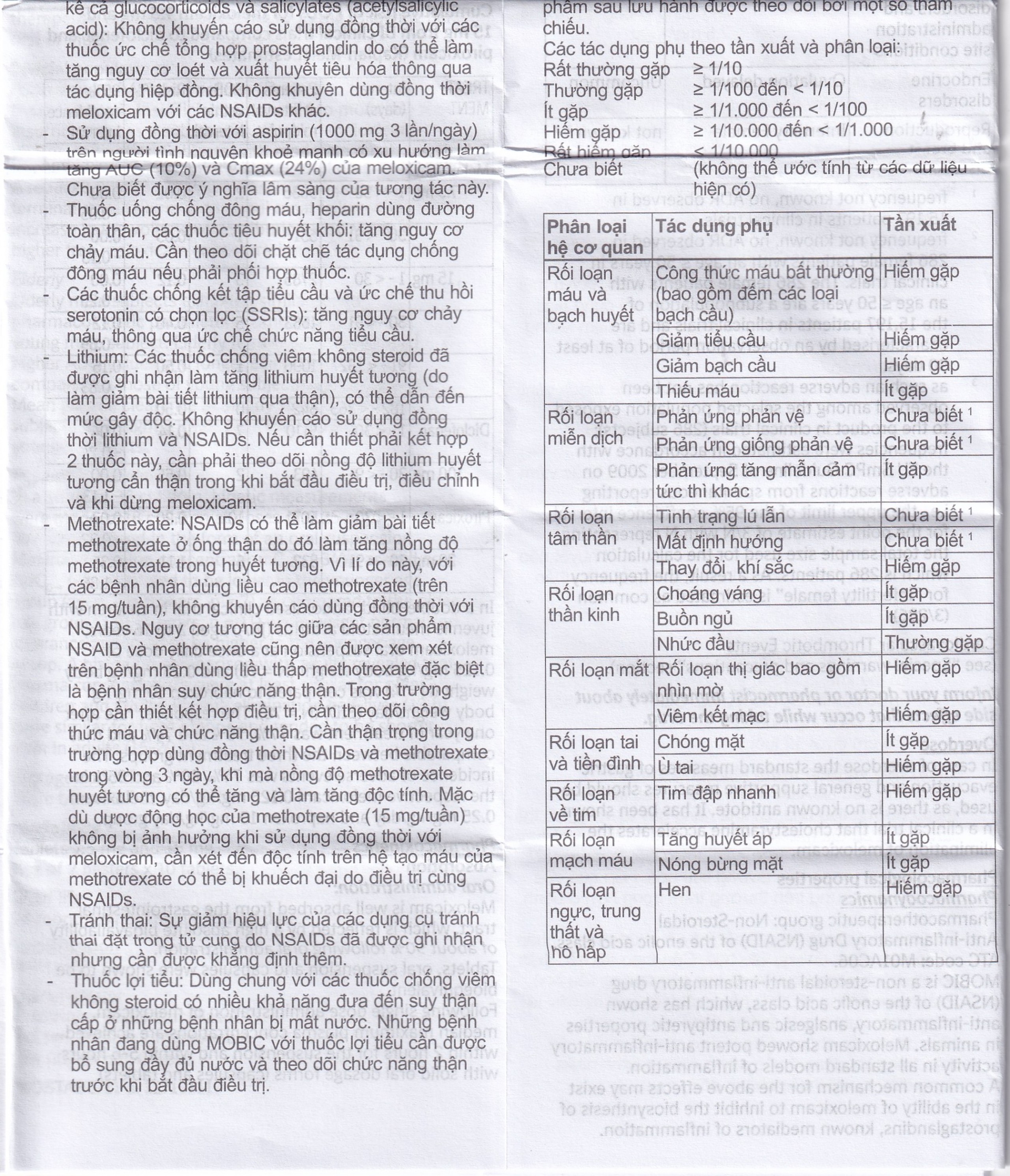 Thuốc Mobic 7.5mg Boehringer điều trị viêm xương khớp (2 vỉ x 10 viên)