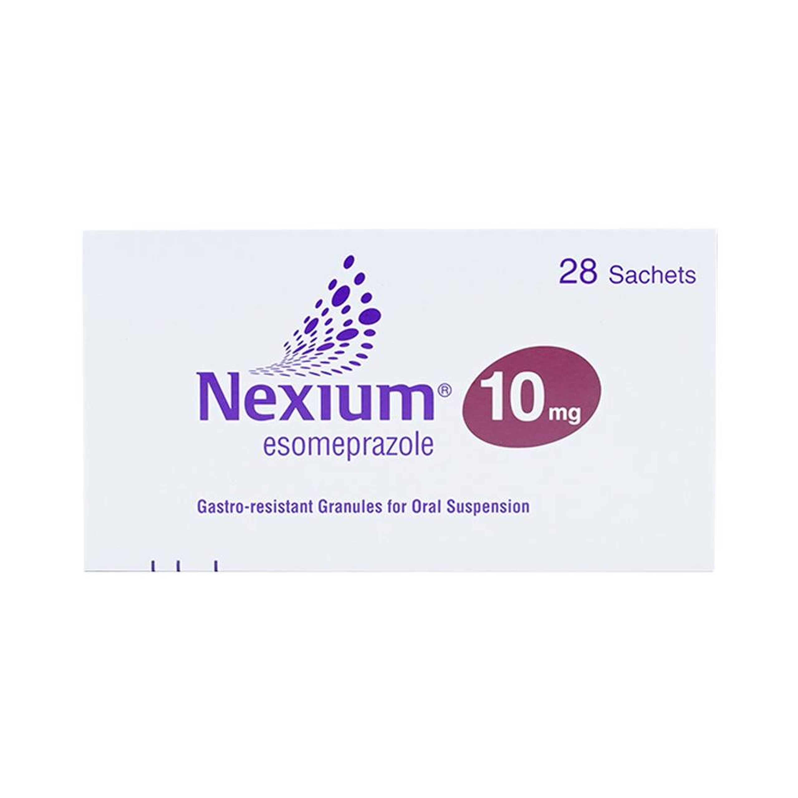 Cốm Nexium 10mg AstraZeneca điều trị trào ngược dạ dày - thực quản (28 gói)