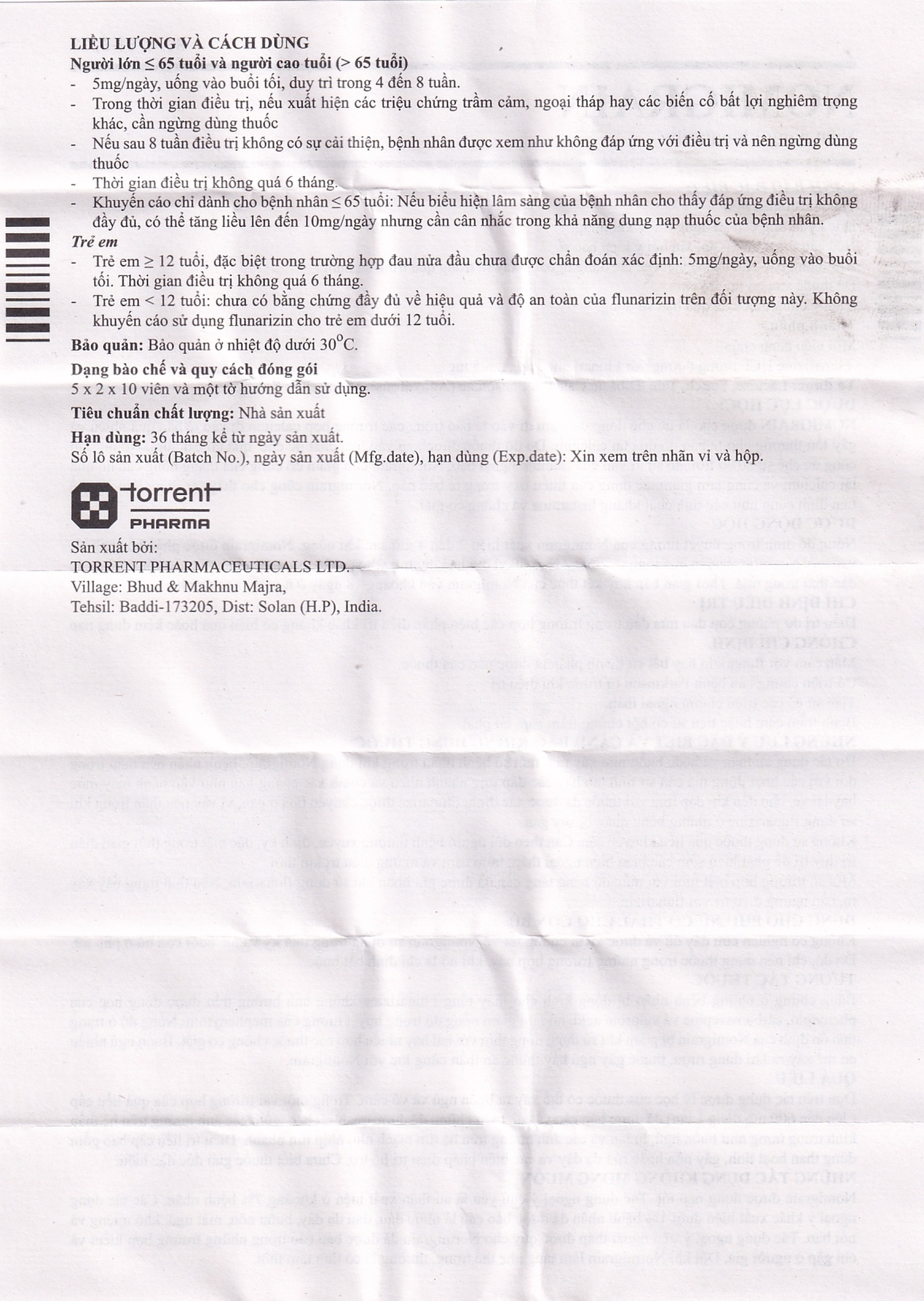 Thuốc Nomigrain 5mg Torrent điều trị đau nửa đầu (5 vỉ x 20 viên)