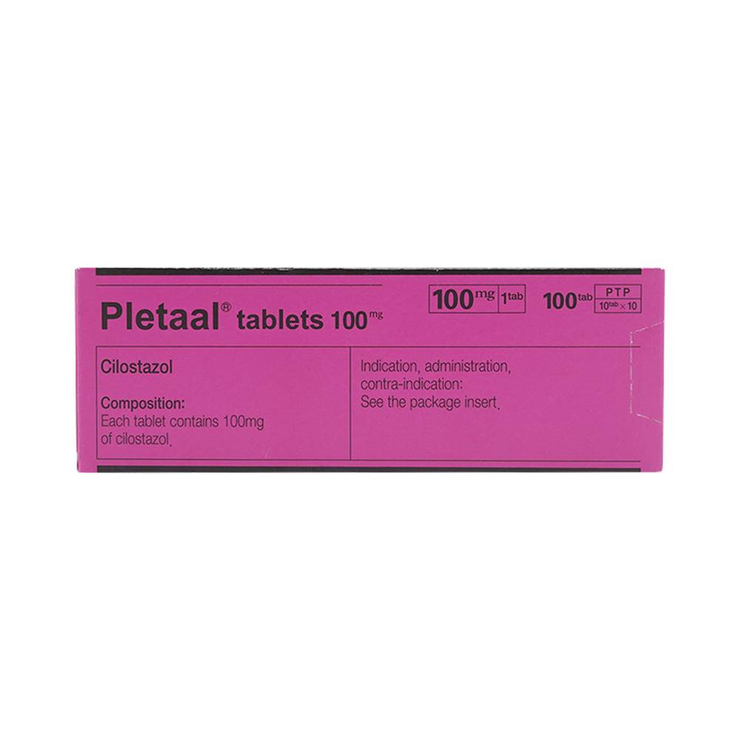 Viên nén Pletaal tablets 100mg Otsuka điều trị các chứng thiếu máu cục bộ (10 vỉ x 10 viên)