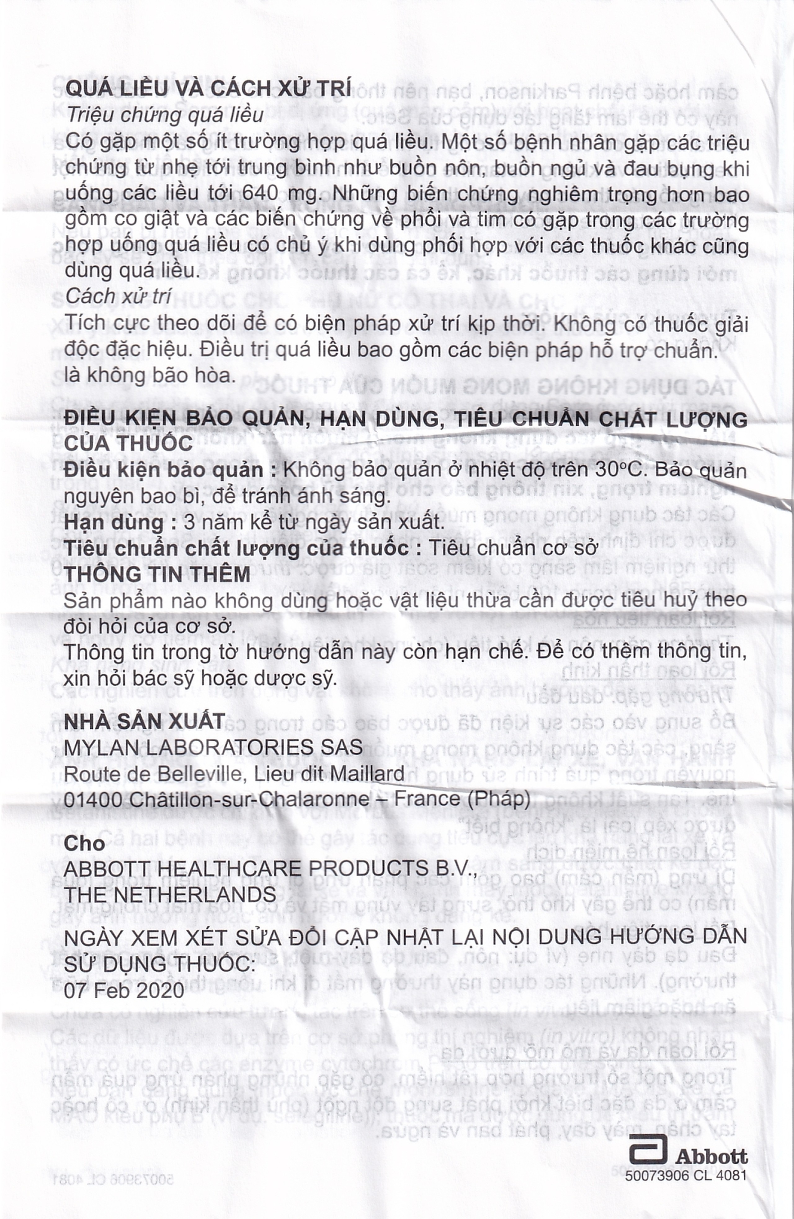 Thuốc Serc Abbott điều trị chóng mặt, mất thính giác, ù tai (4 vỉ x 25 viên)