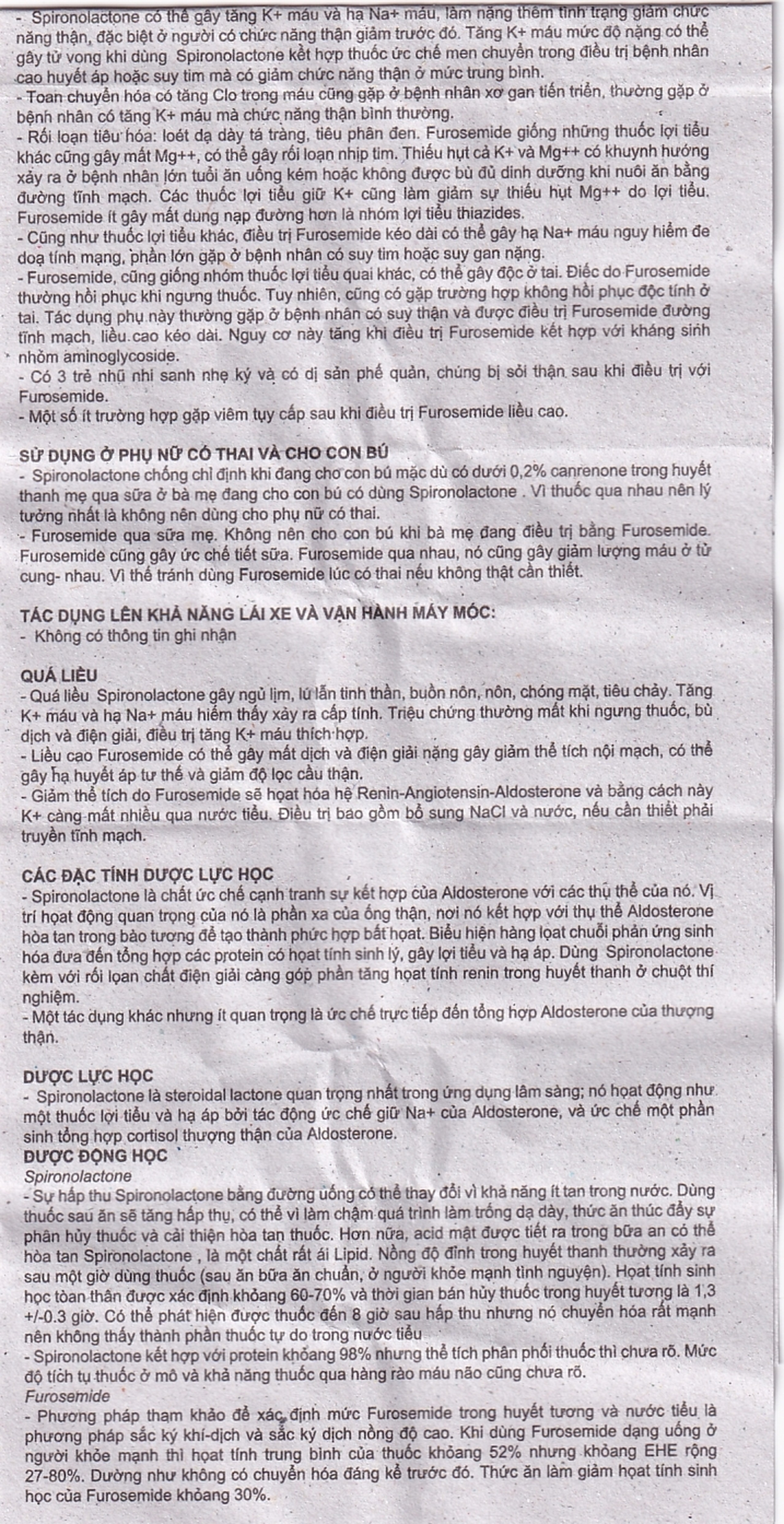 Thuốc Spiromide 40 Searle chẩn đoán và điều trị cường Aldosterone nguyên phát (3 vỉ x 10 viên) 