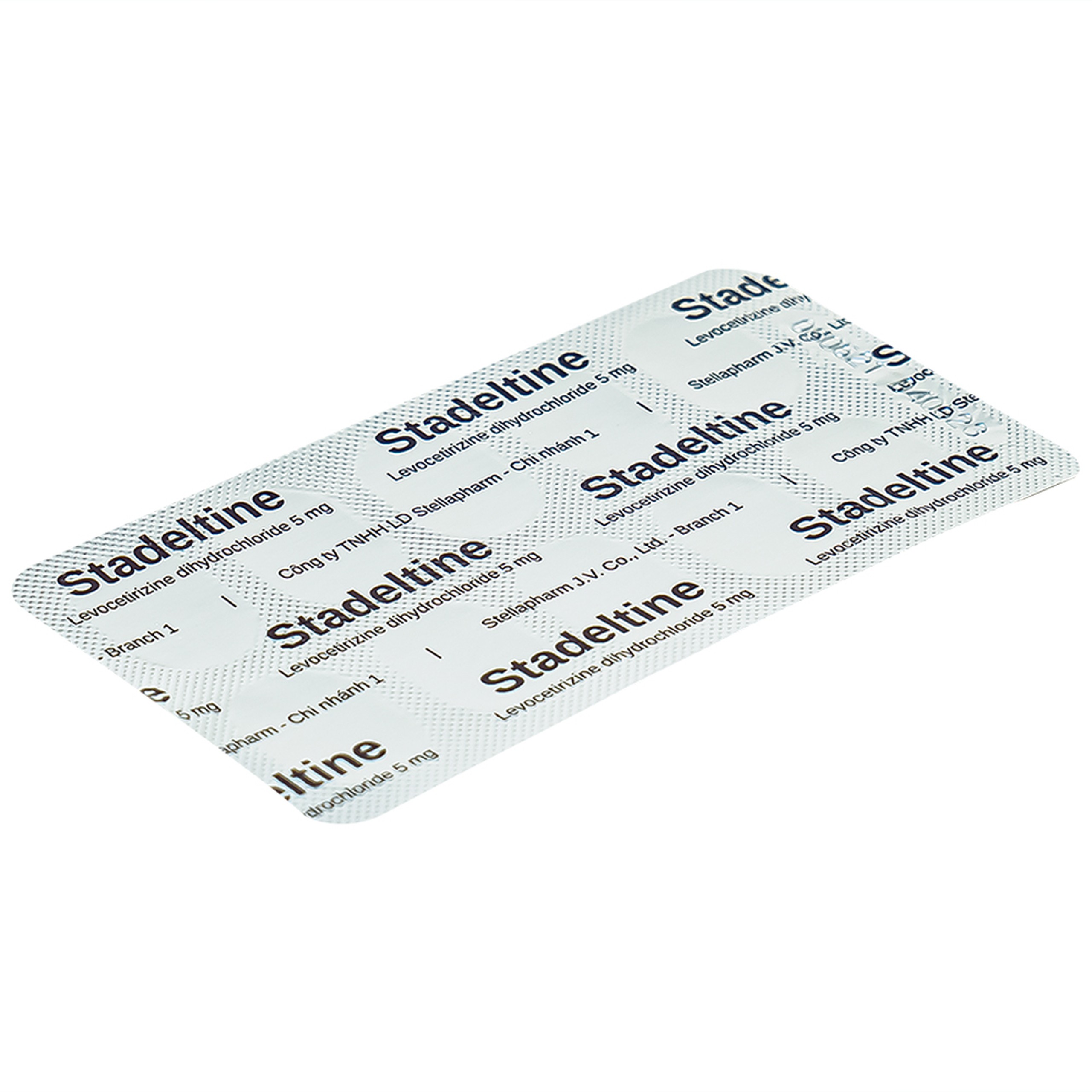 Thuốc Stadeltine 5mg Stella giảm các triệu chứng ở mắt và mũi ( 5 vỉ x 10 viên)